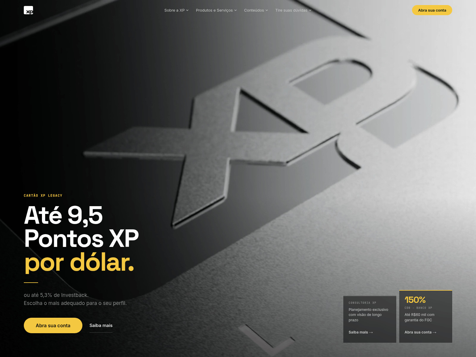 Screenshot von xp-invest.vercel.app