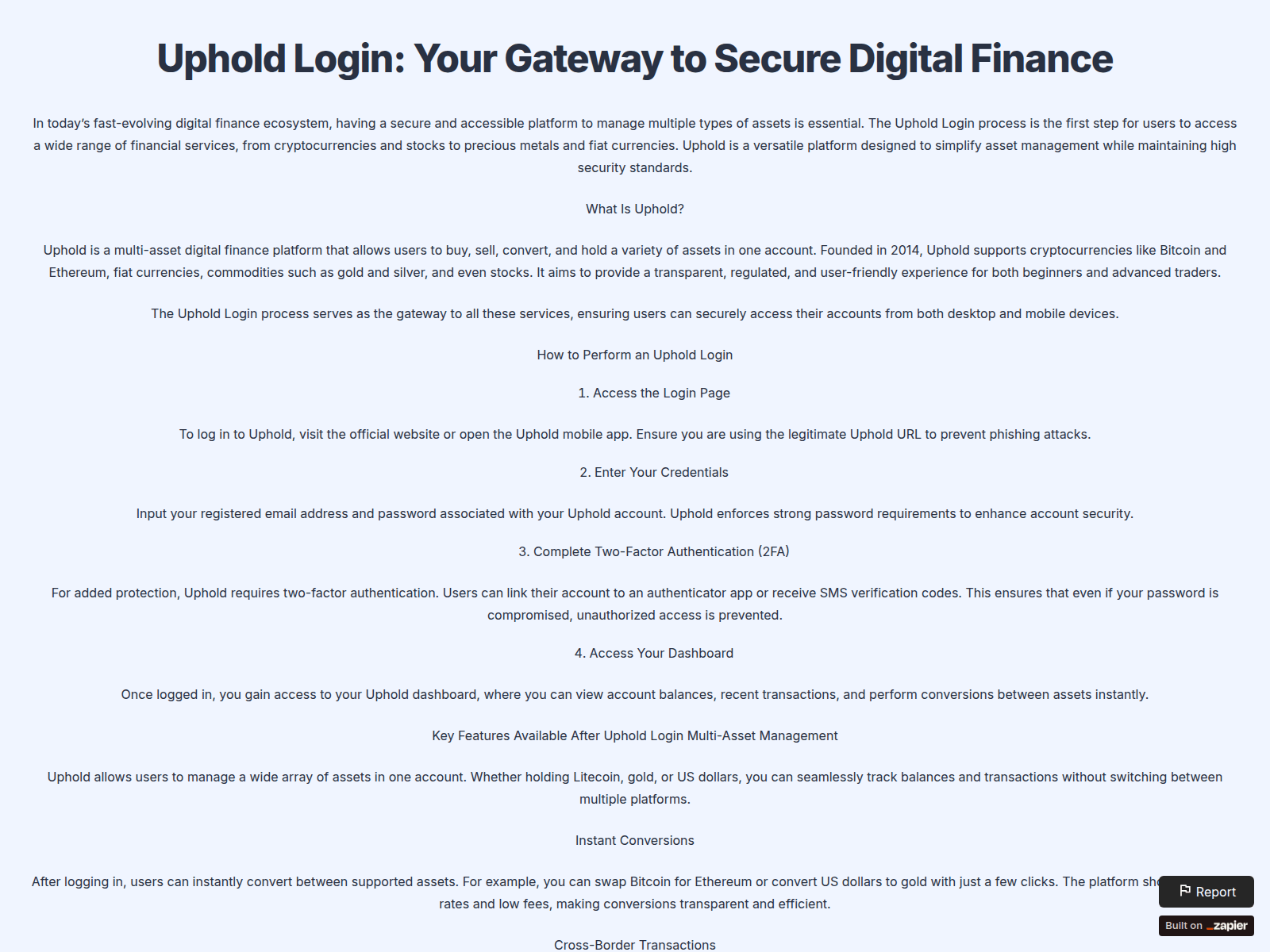 Screenshot of up-huld-portal-eng.zapier.app