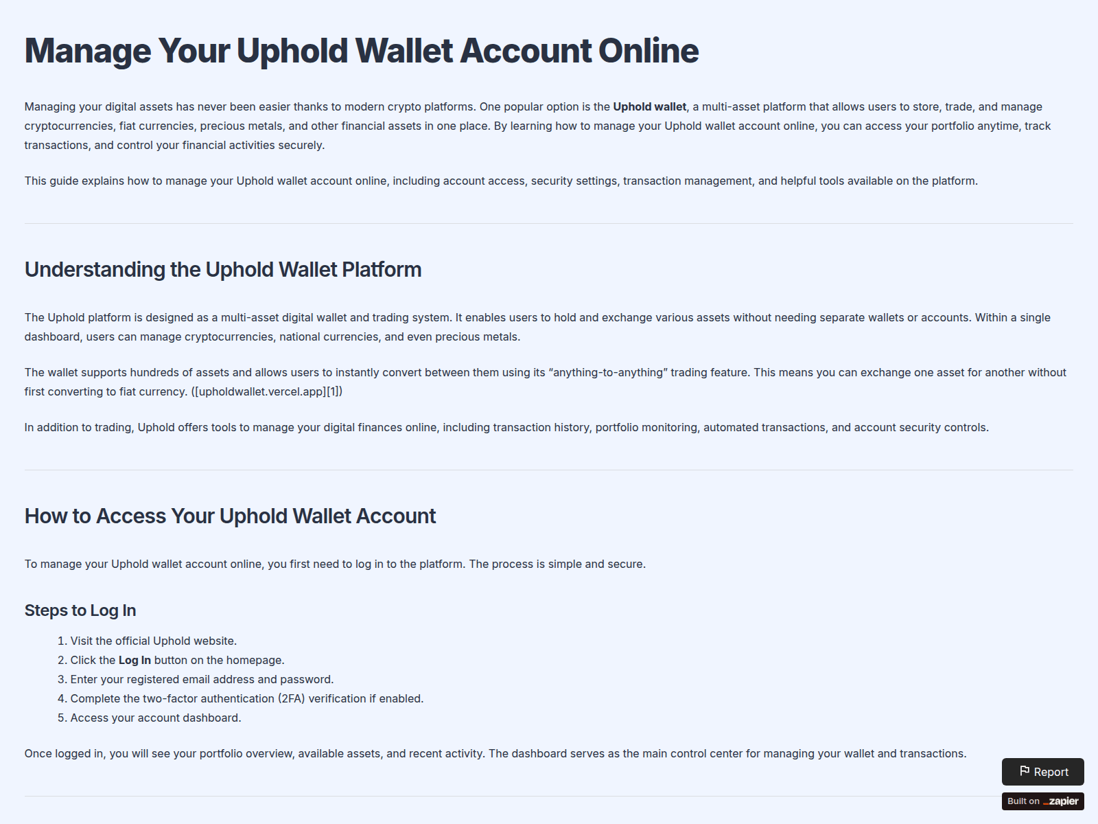 [Ekran görüntüsü] upholdl-walelt-account.zapier.app