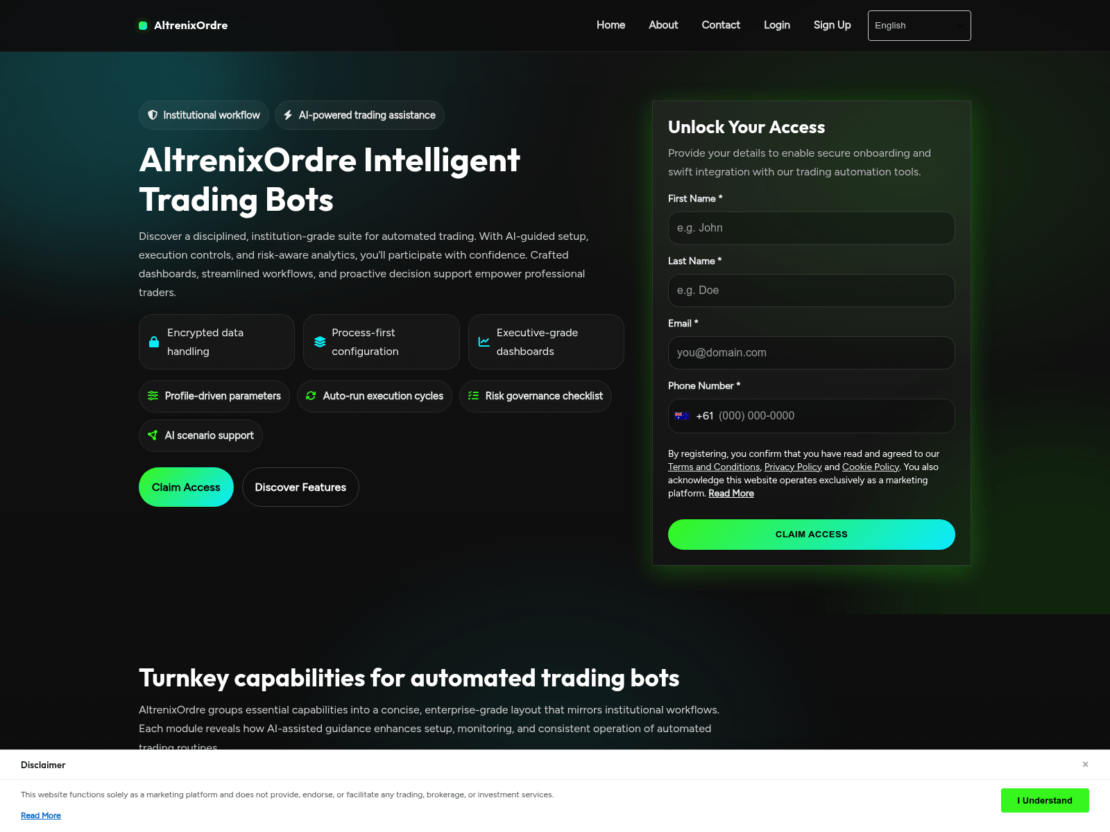 Screenshot of altrenix-ordre.pro