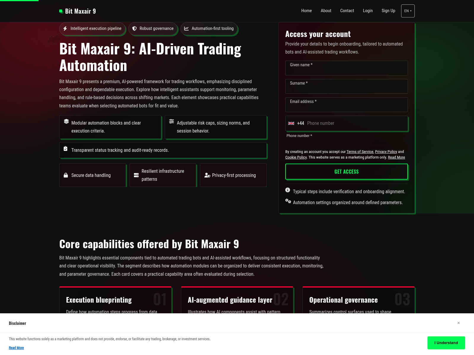 Screenshot of bit-maxair9-solution.com