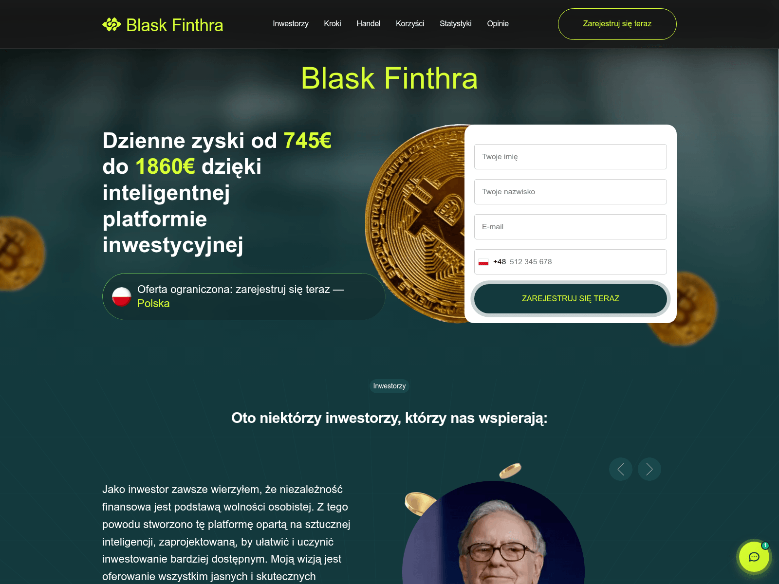 Screenshot of blask-finthra.pl