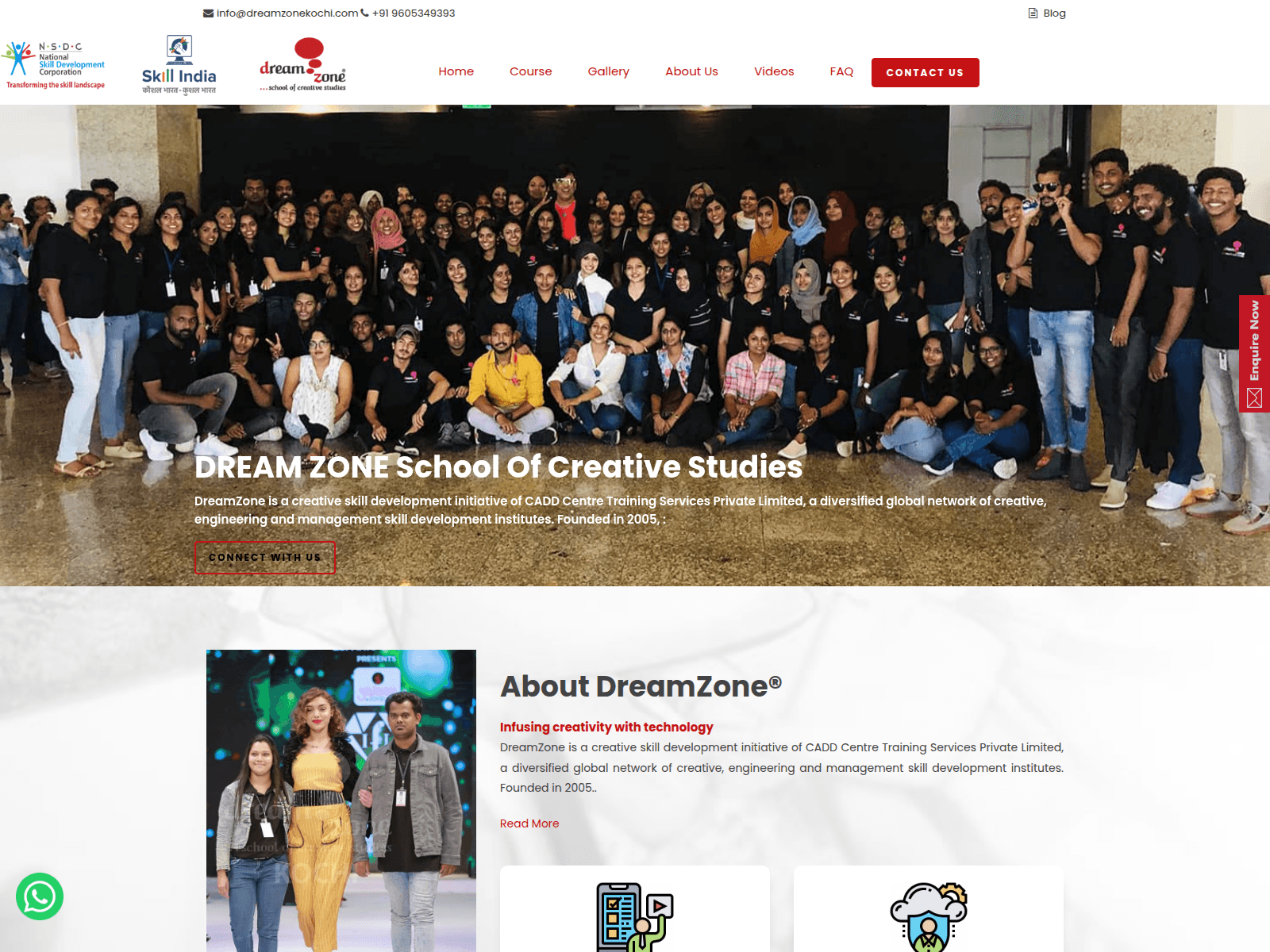 Screenshot of dreamzonekochi.com