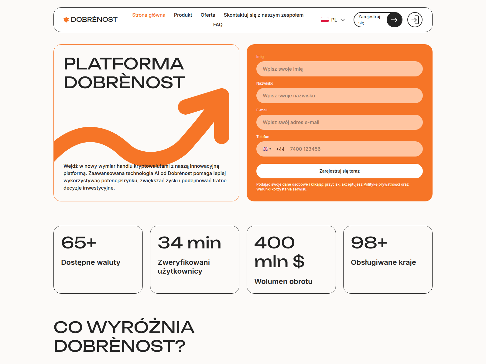 Screenshot of dobrenost.com