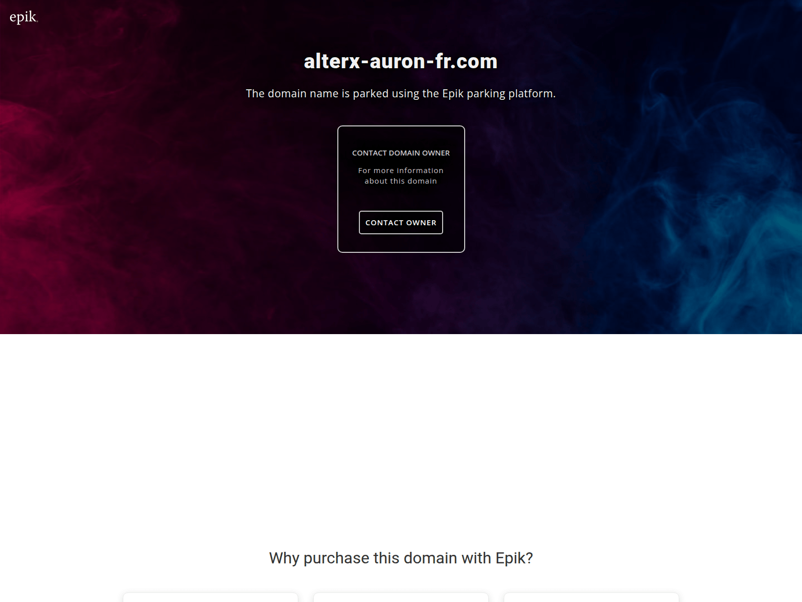 Screenshot of alterx-auron-fr.com