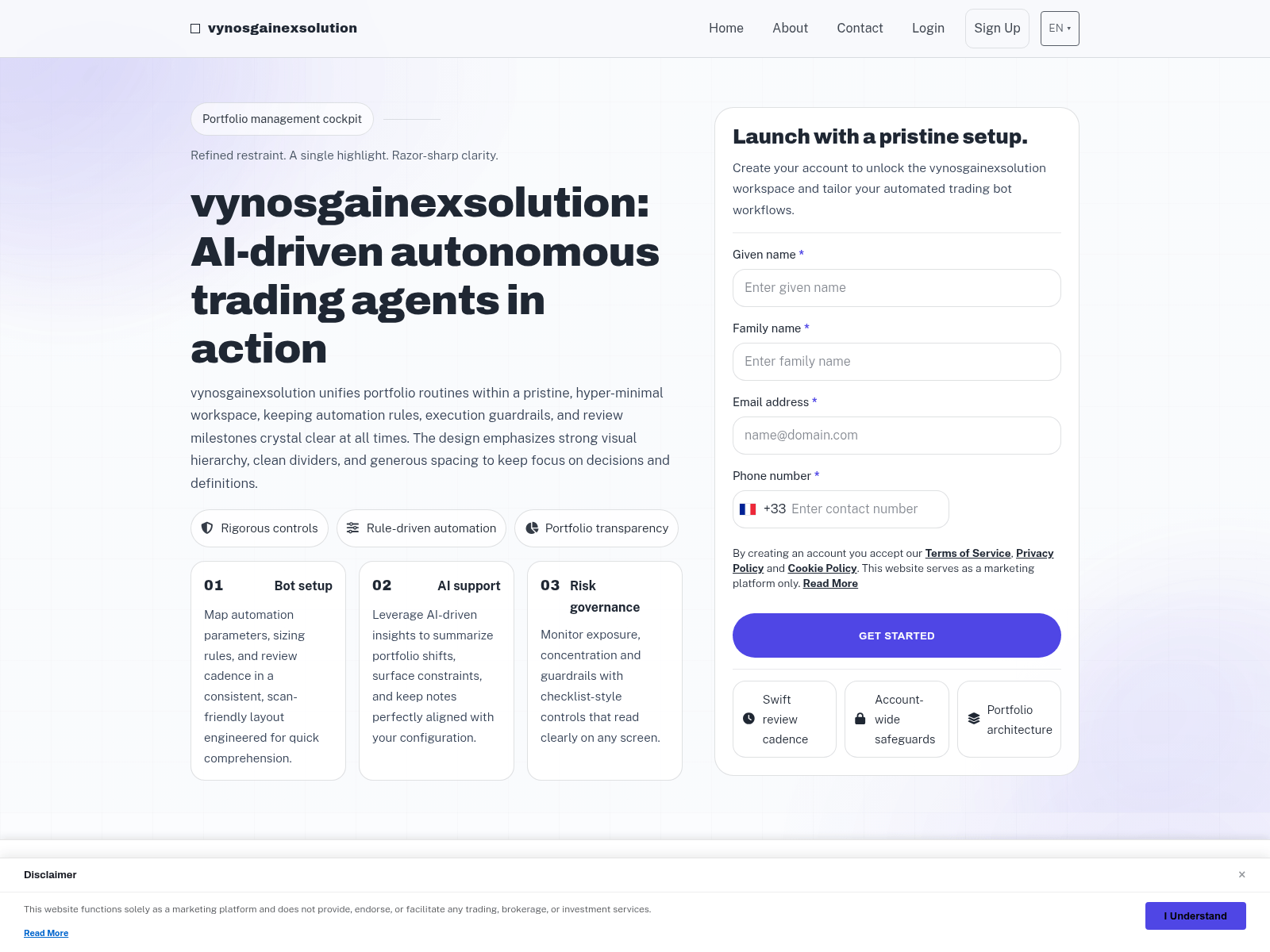 Screenshot of aureainvexus-soft.com