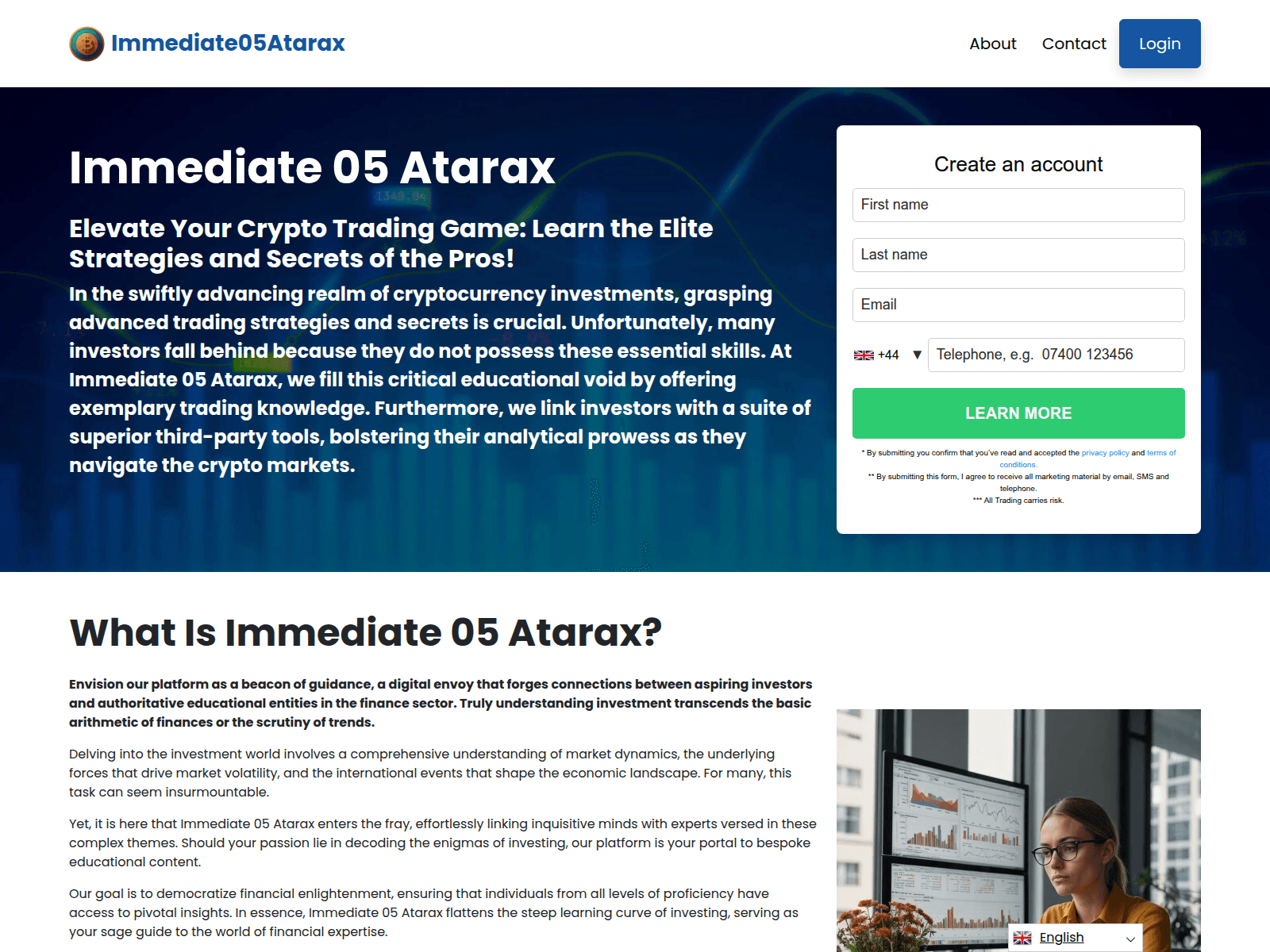 Screenshot of immediateanredex.com