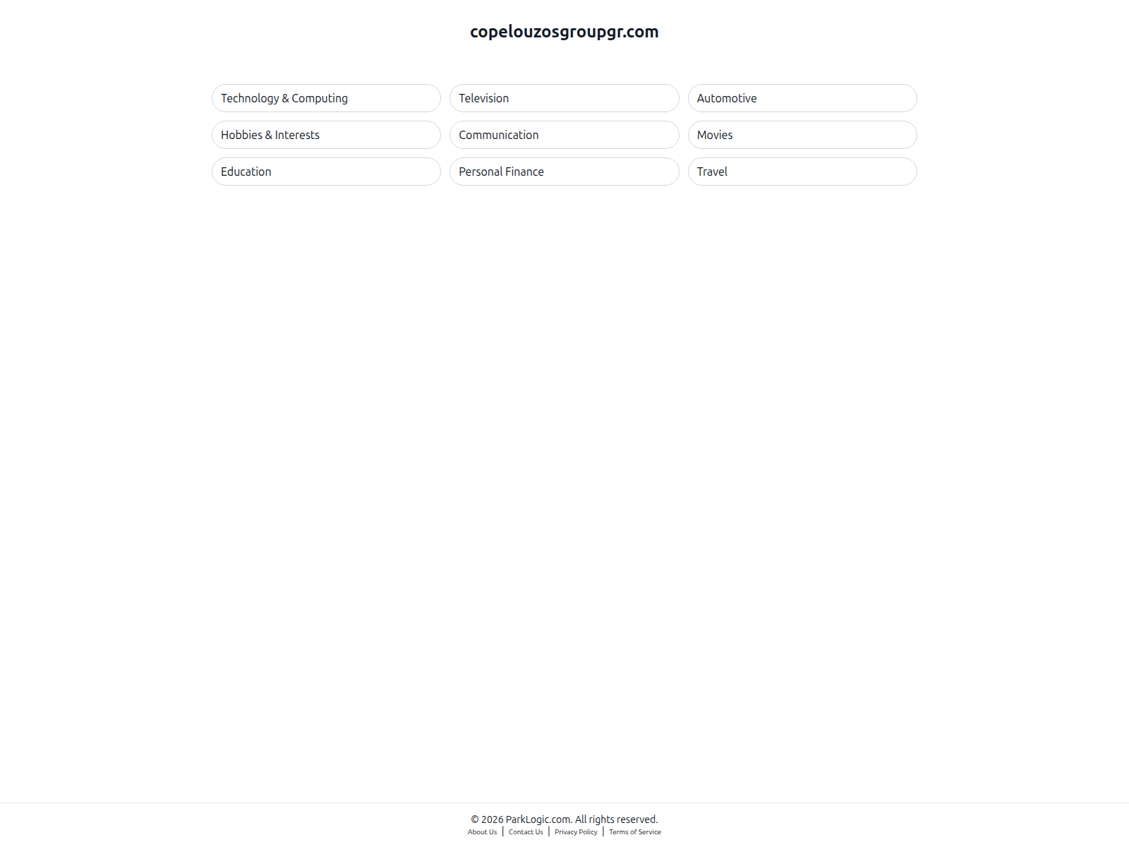 Screenshot of copelouzosgroupgr.com