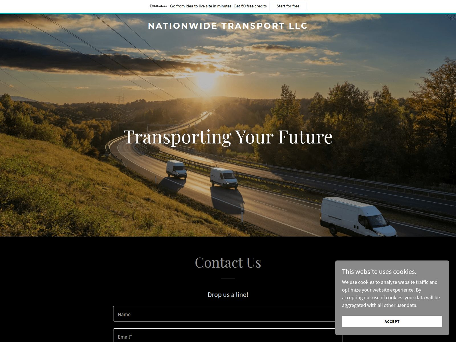 Screenshot of nationwidetransportllc.com