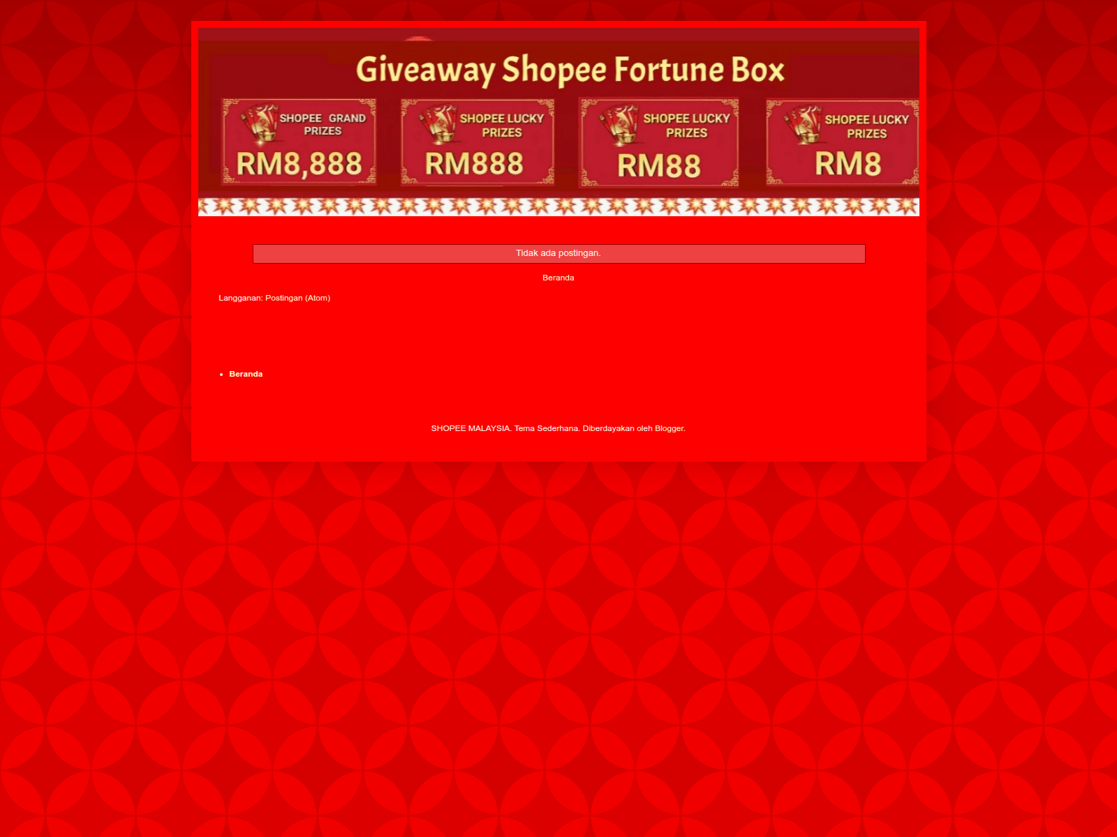 Screenshot of shopeecoins.blogspot.com