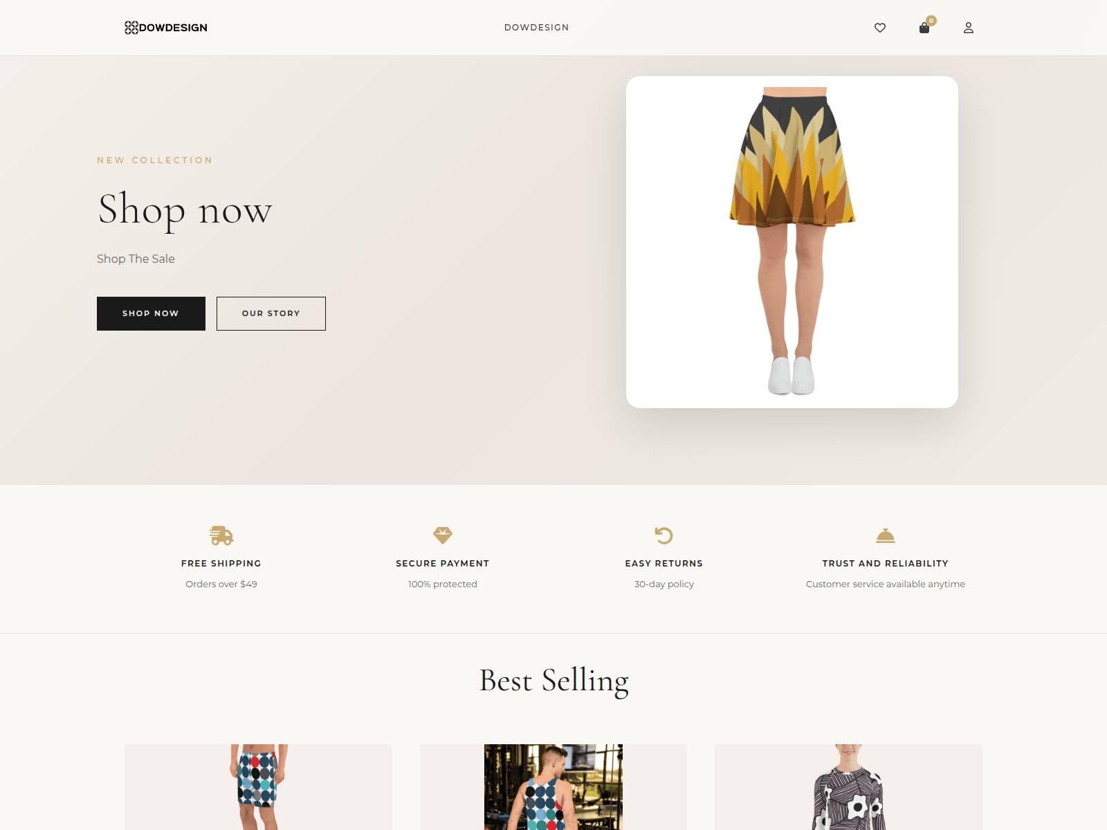Screenshot of bestdzowdesign.shop