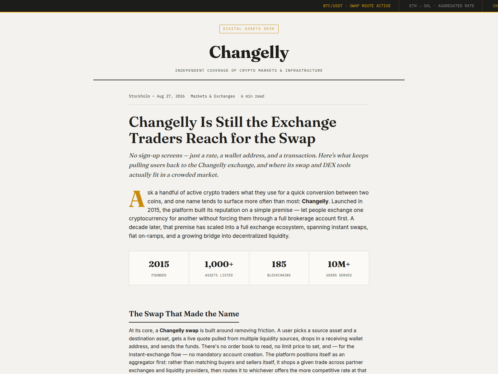 Capture d'écran de changelly-en.com