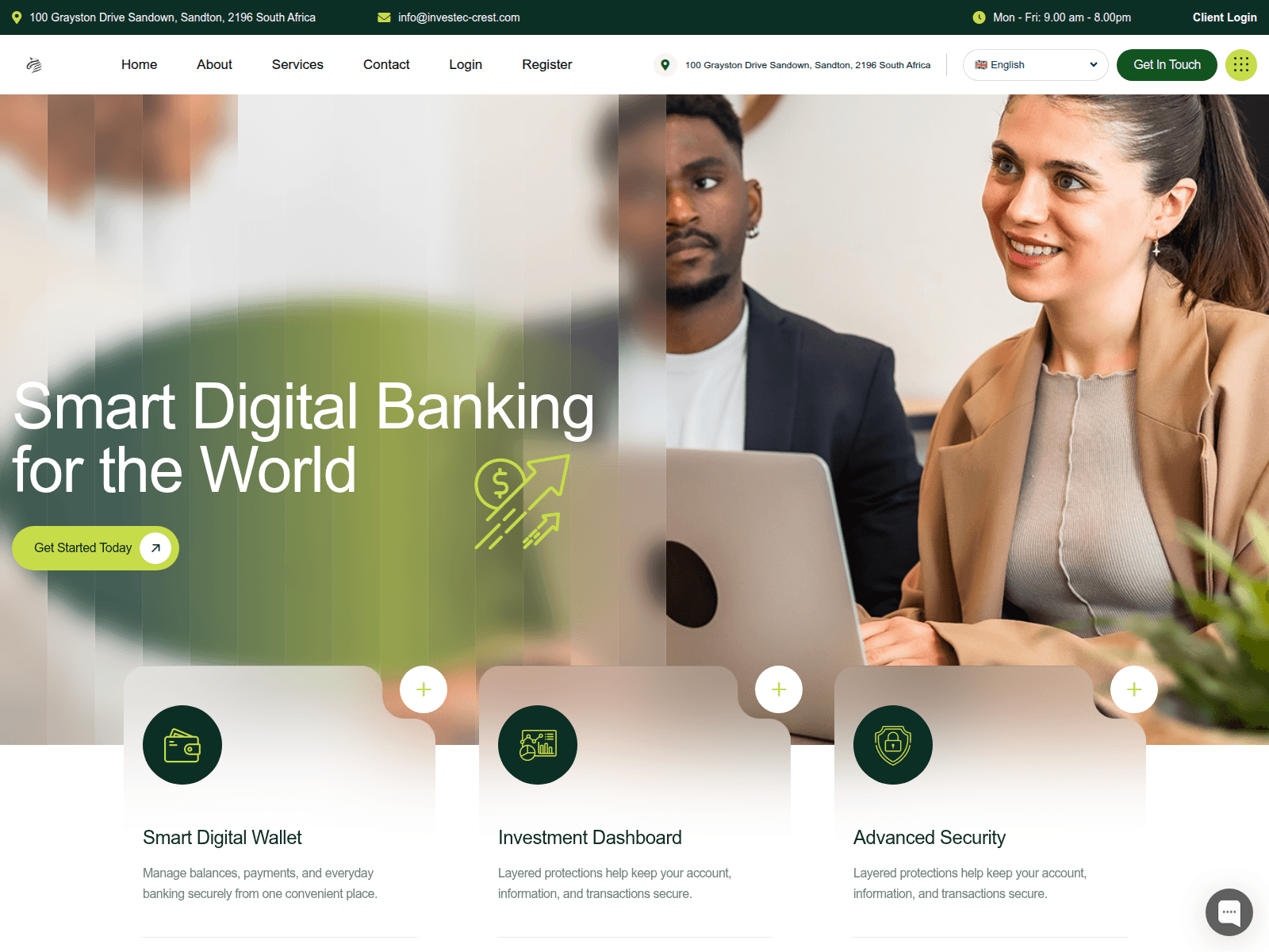 Screenshot of investec-crest.com.valleytrustltd.com