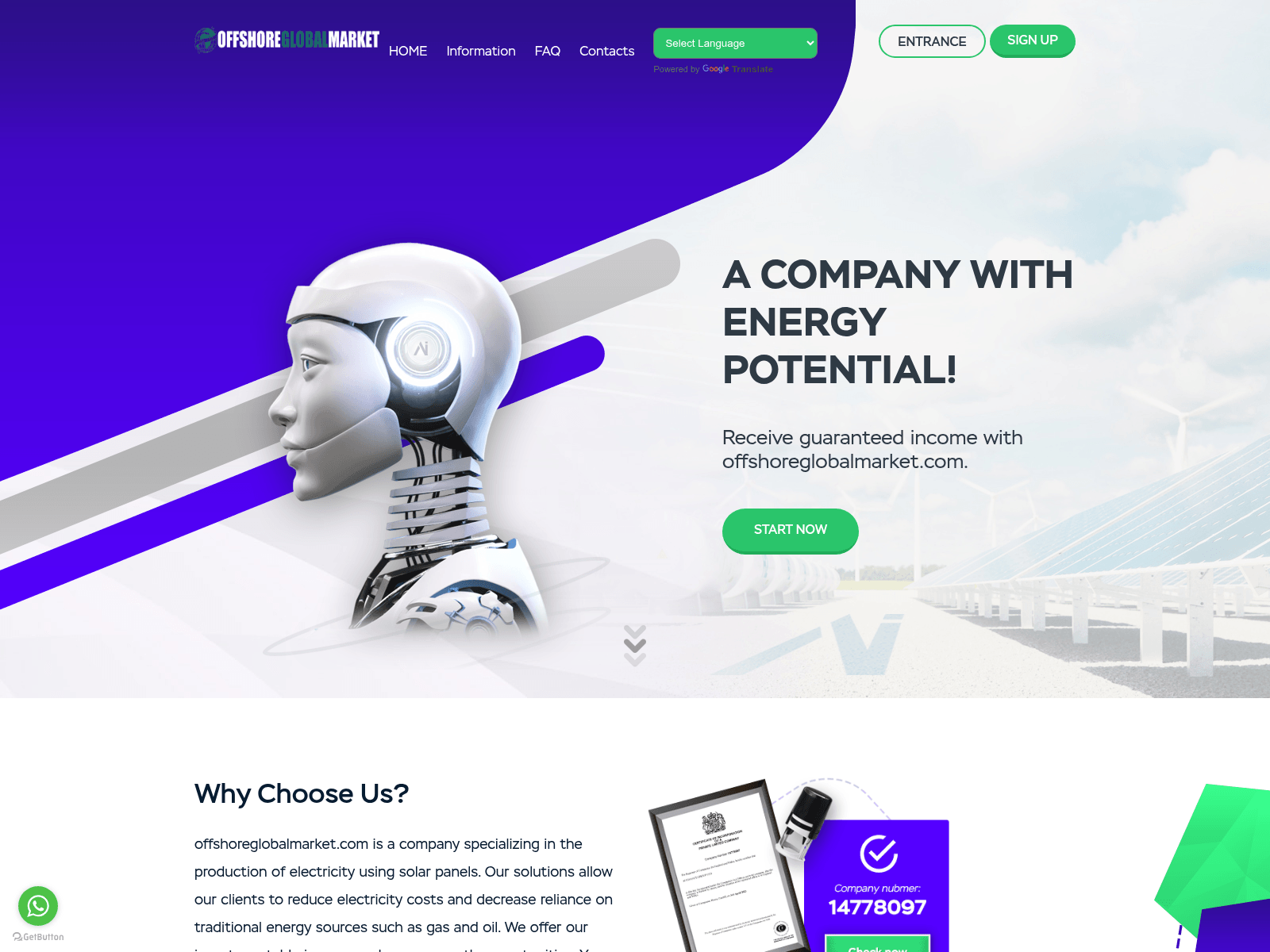 Screenshot of offshoreglobalmarket.com