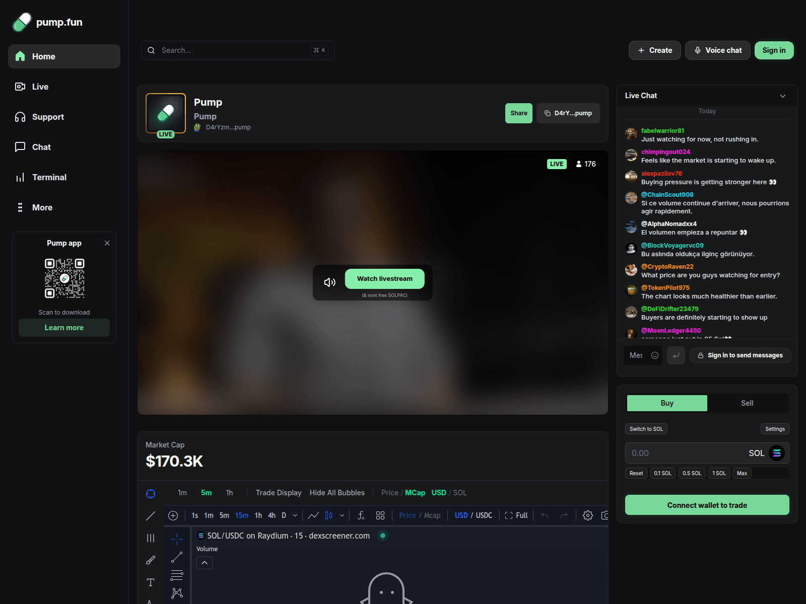 Screenshot of pumpfunsolana.info