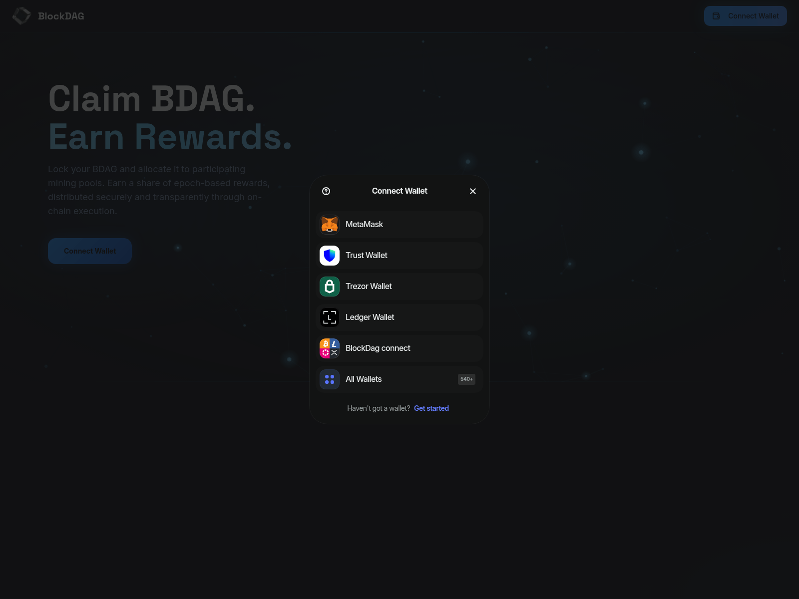 Screenshot of bdagsale.xyz