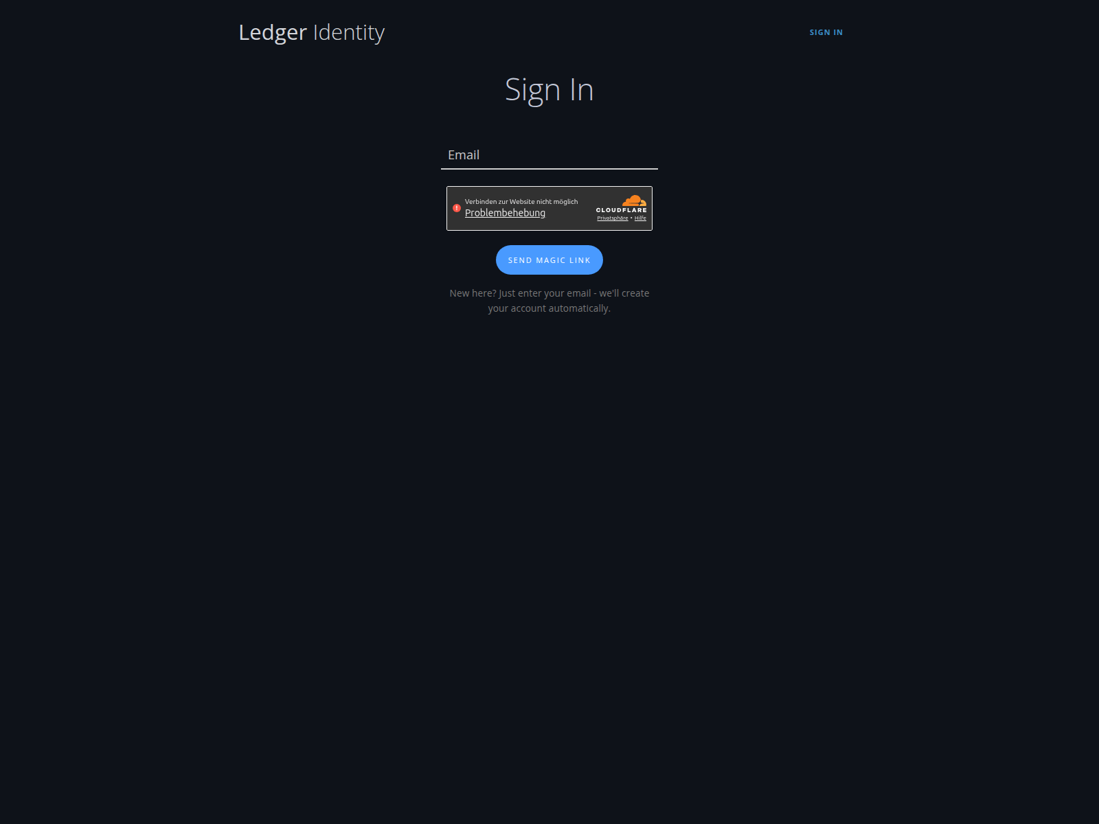 Captura de pantalla de ledgerhq.nz