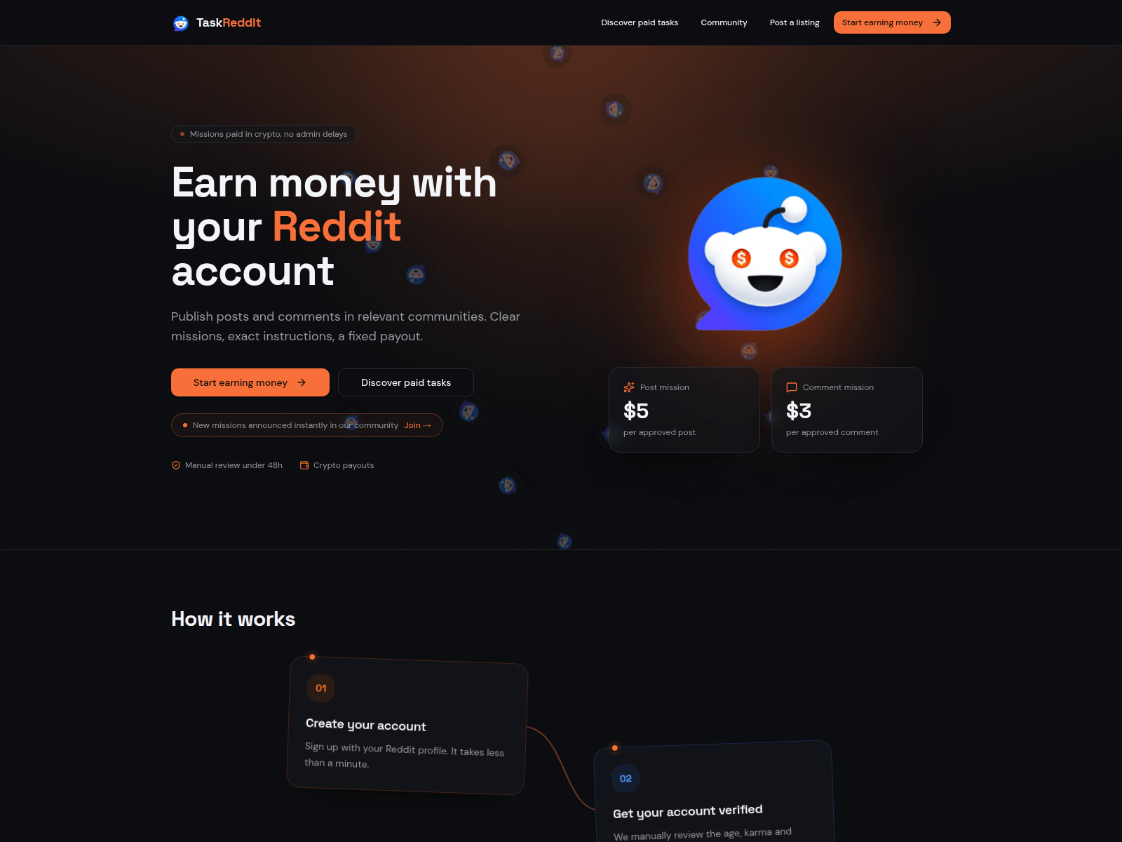 Screenshot of taskreddit.com