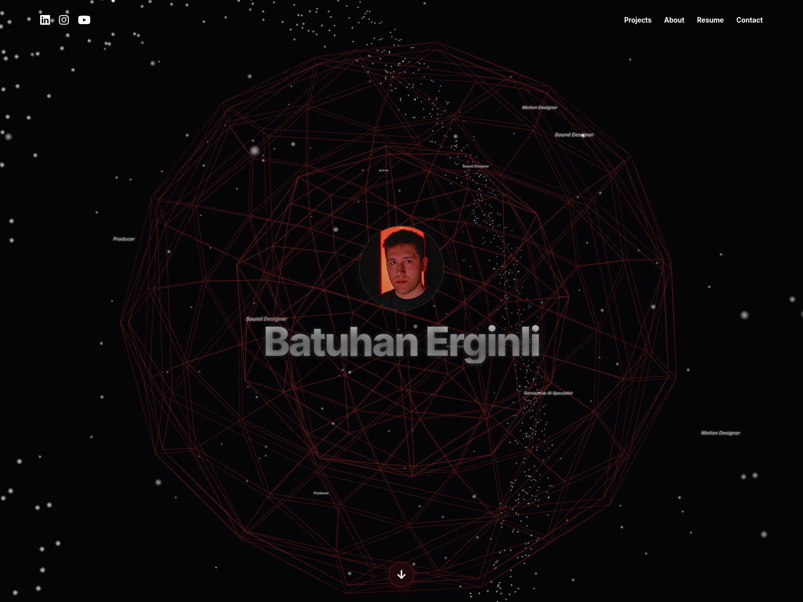 Screenshot of batuhanerginli.com