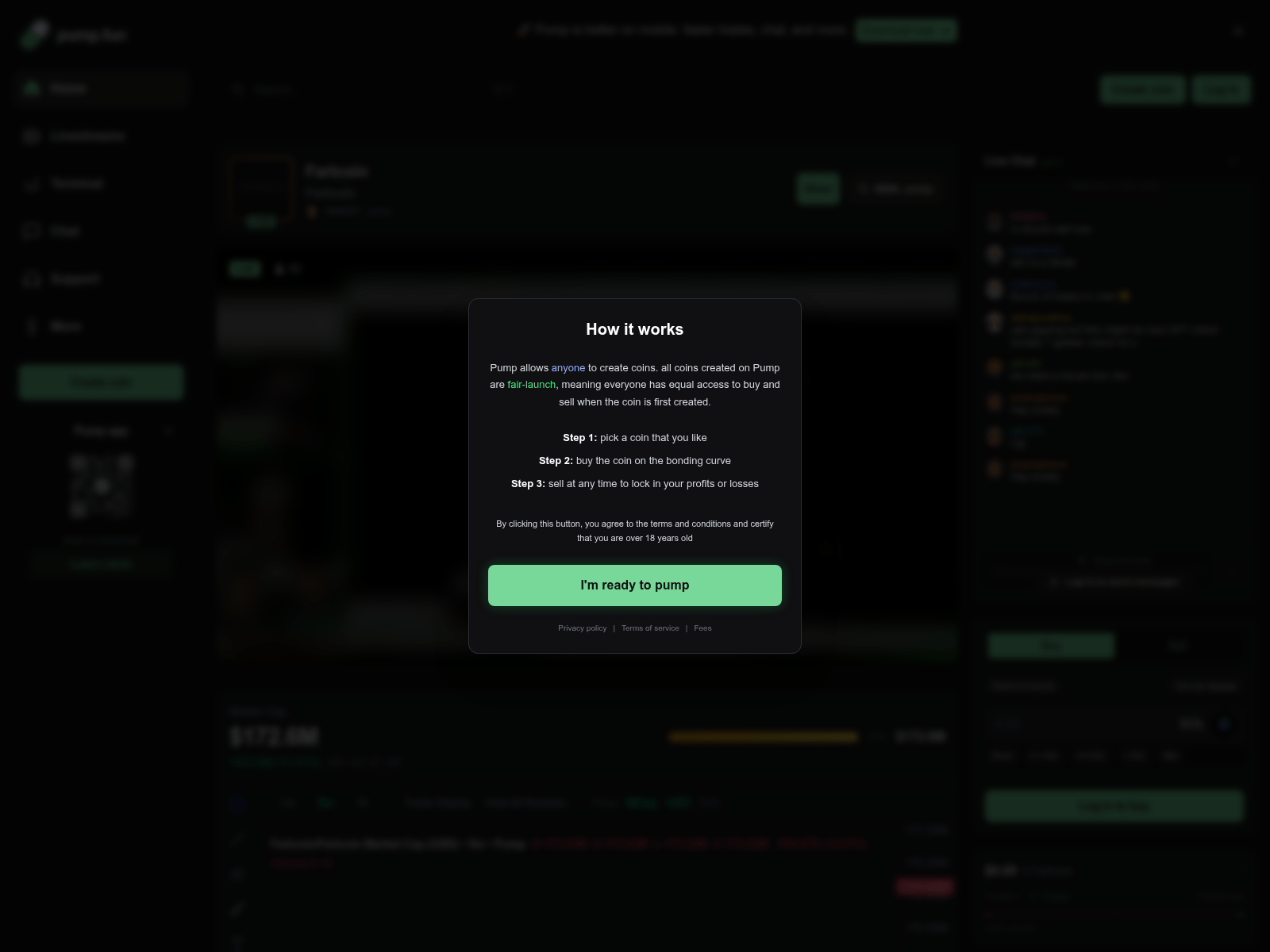Screenshot of ipump.fan