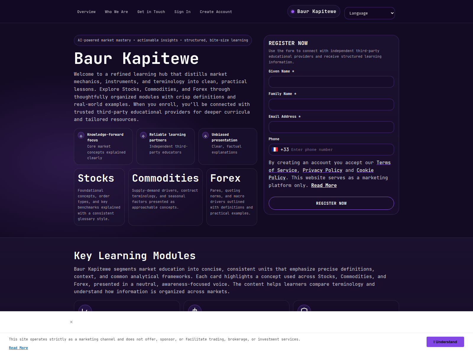 Screenshot of baurkapitewesystem.com