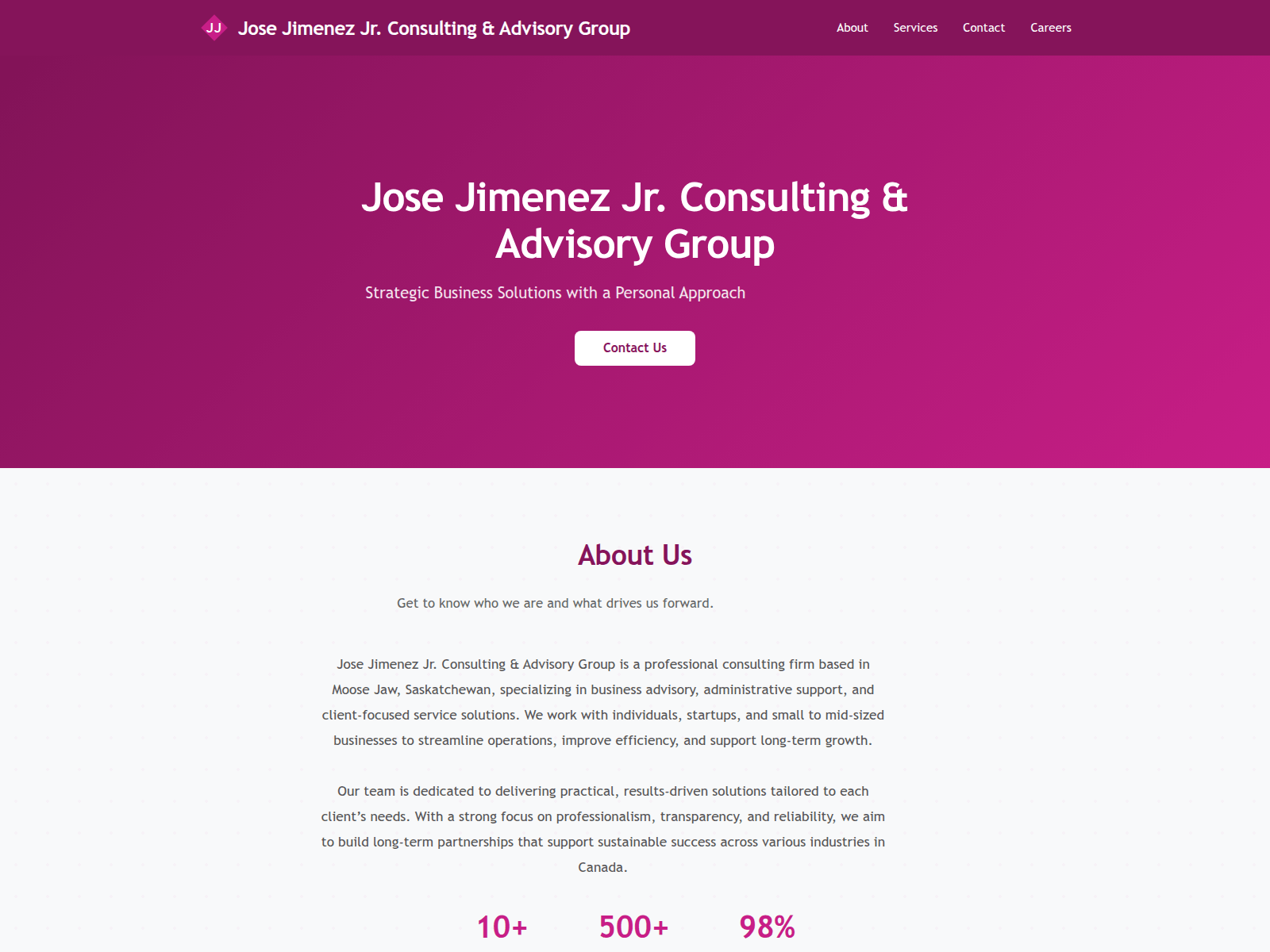 Screenshot of josejimenezjr.com