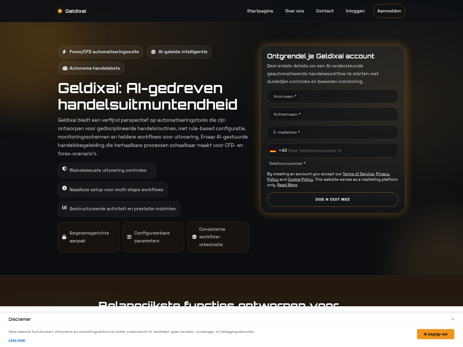 Screenshot of geldixai.shop