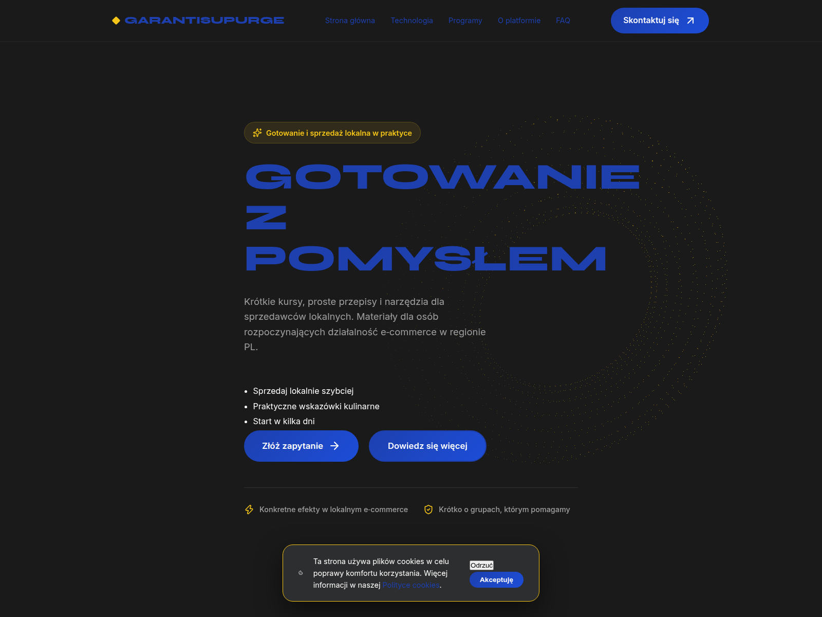 Screenshot of garantisupurge.com