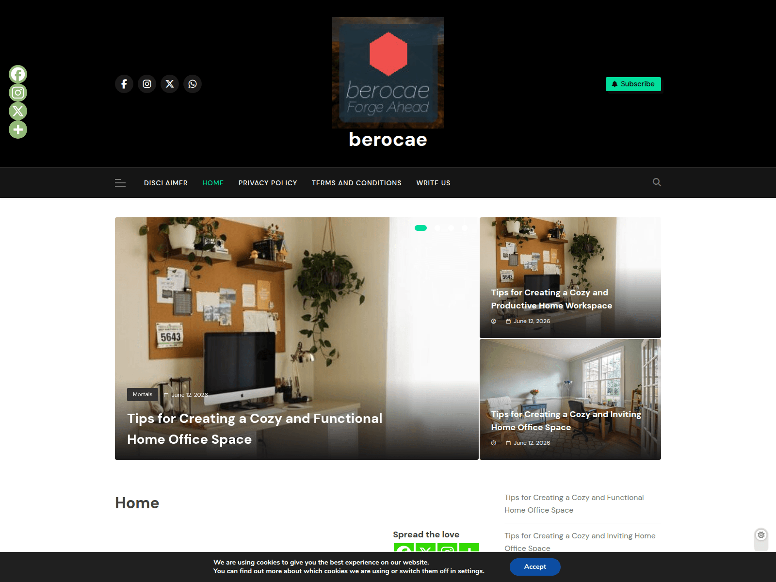 Screenshot of berocae.com