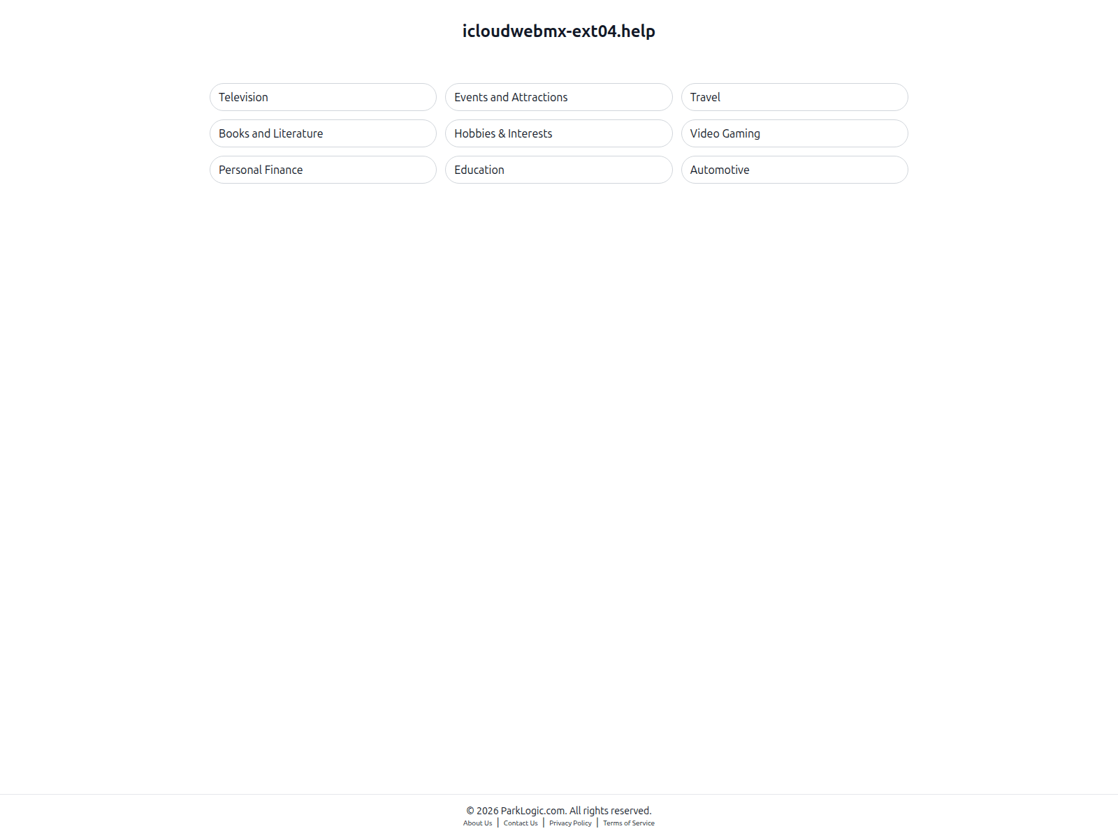 Screenshot of icloudwebmx-ext04.help