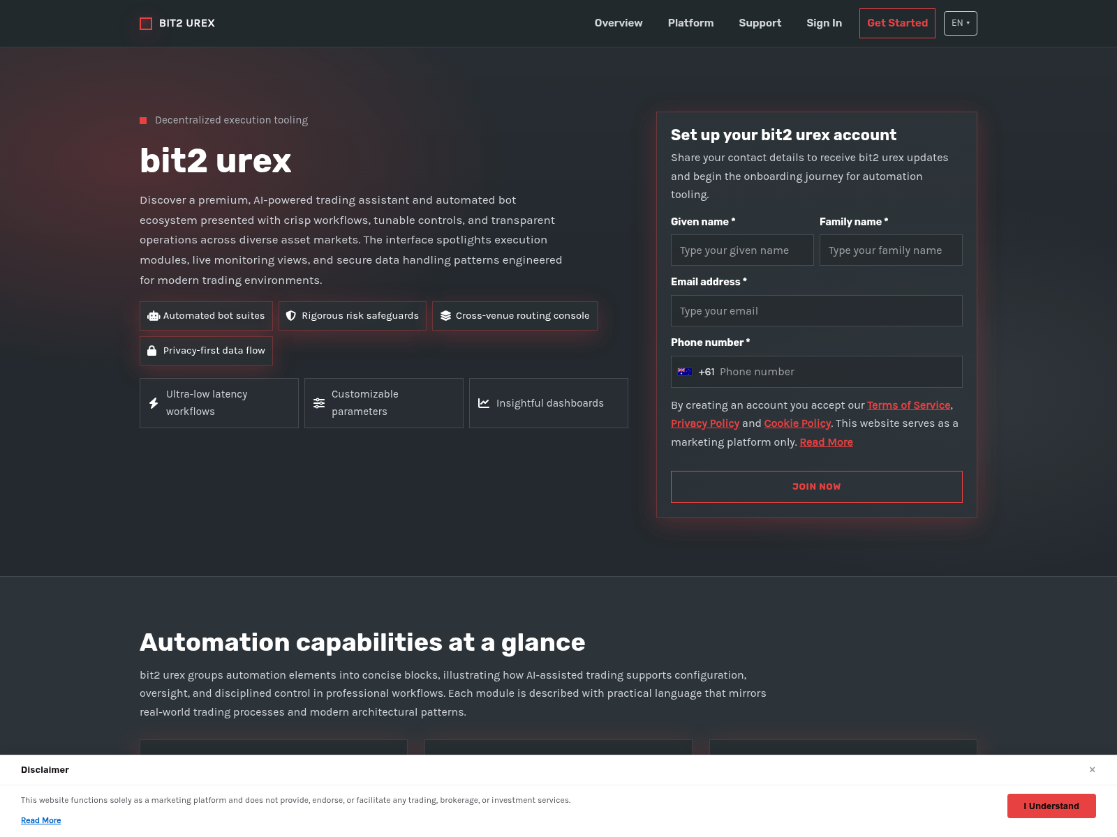 Screenshot of bit2-urex.com