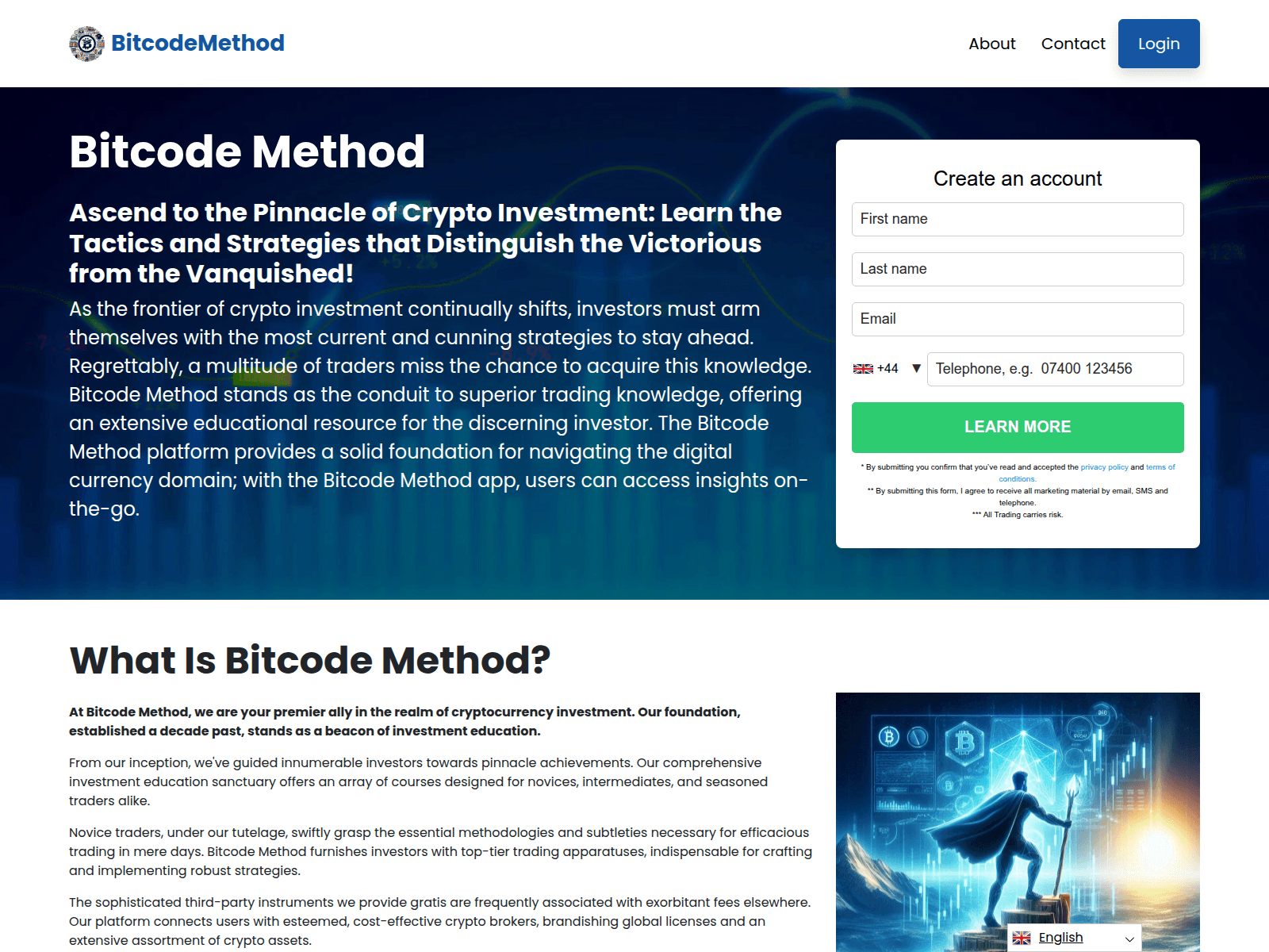 Captura de tela de bit-codemethod.org