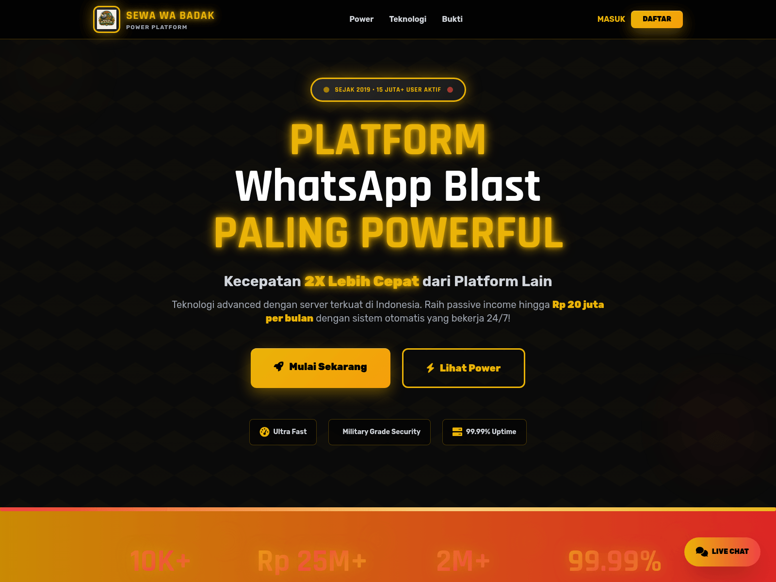Screenshot of brobadak.com