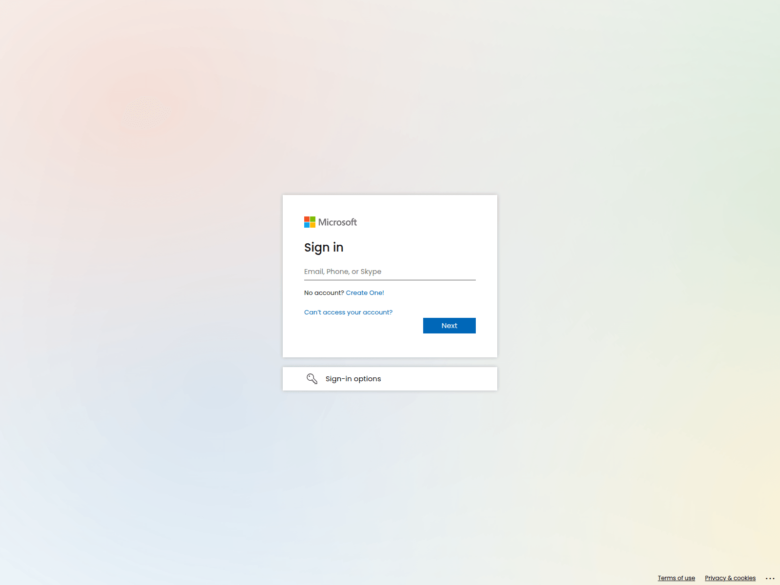 Screenshot of login.hmvegn.com
