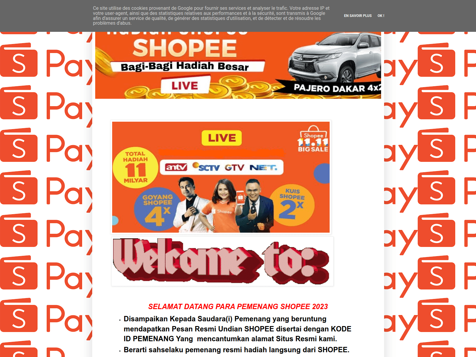 Screenshot of shopee-848.blogspot.com