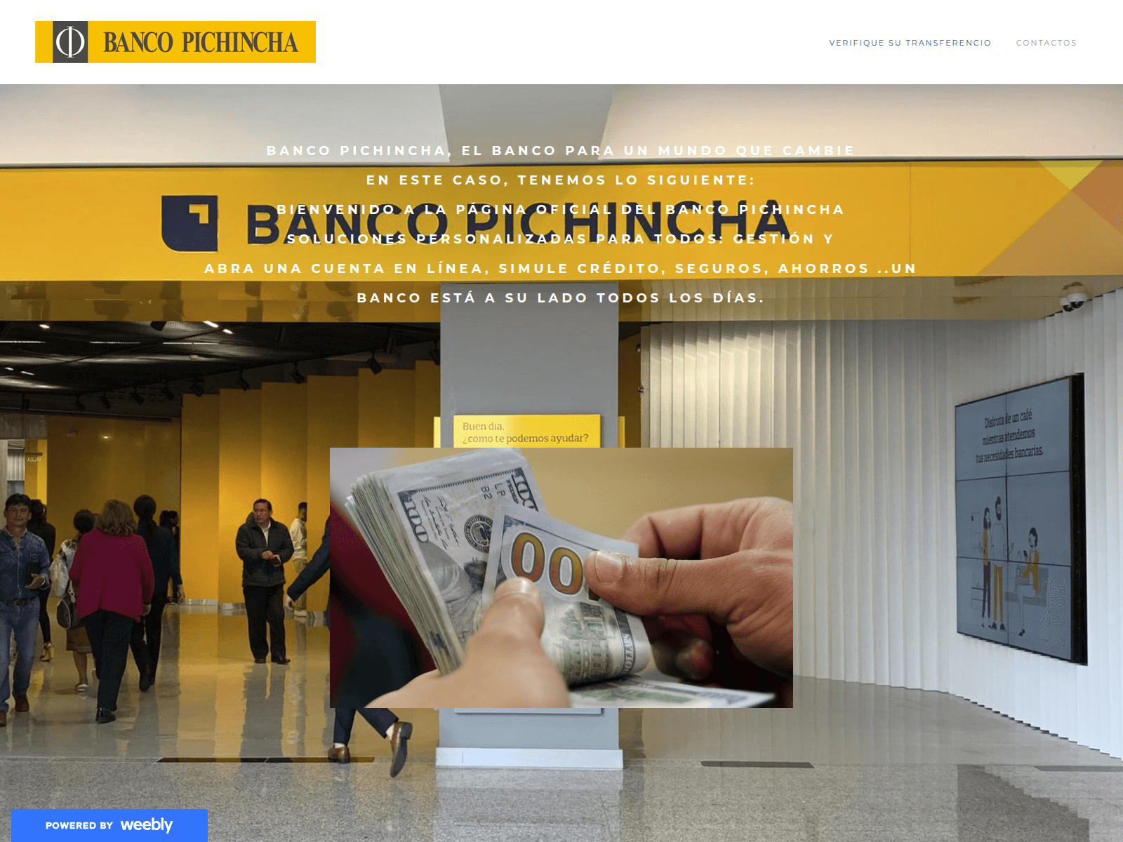 Screenshot of banco-pichincha.weebly.com