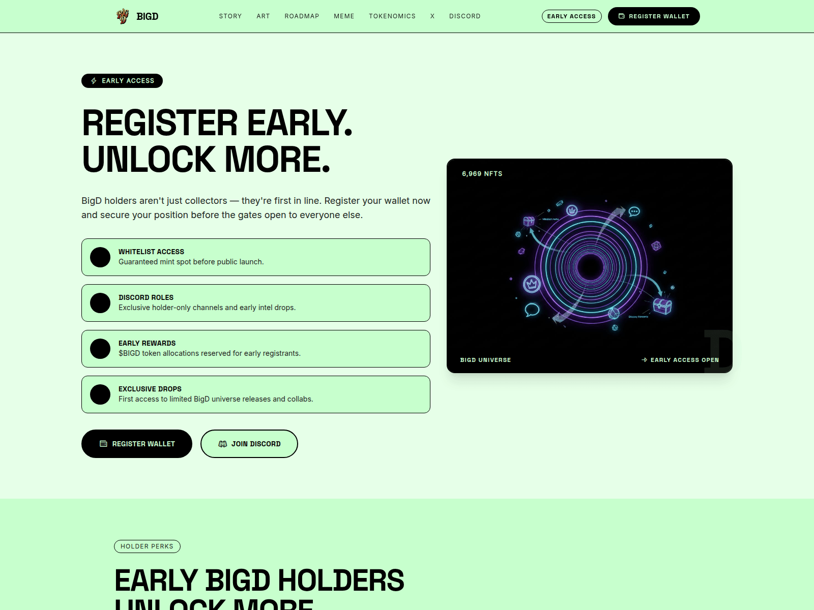 Screenshot of bigd-meme.web.app