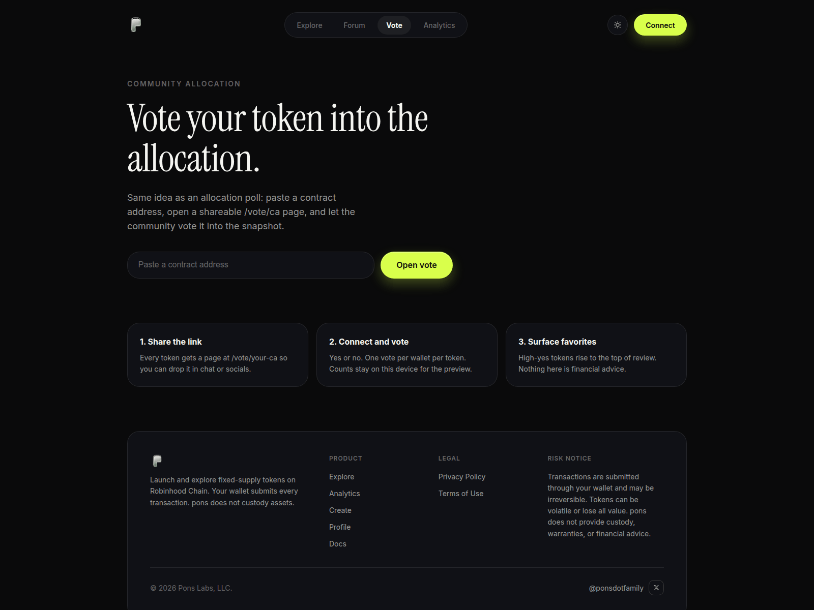 Screenshot of pons-listing.digital