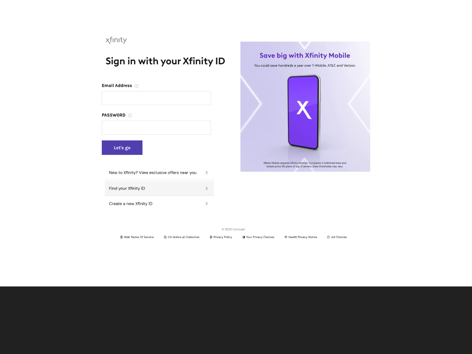 Screenshot of newxfinitycomcast.weebly.com