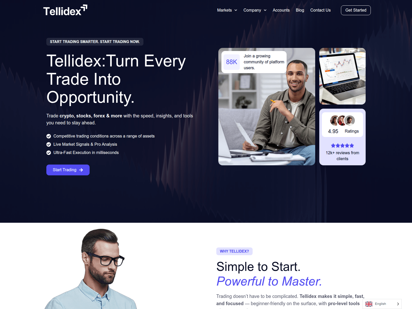 Screenshot of tellidex.io