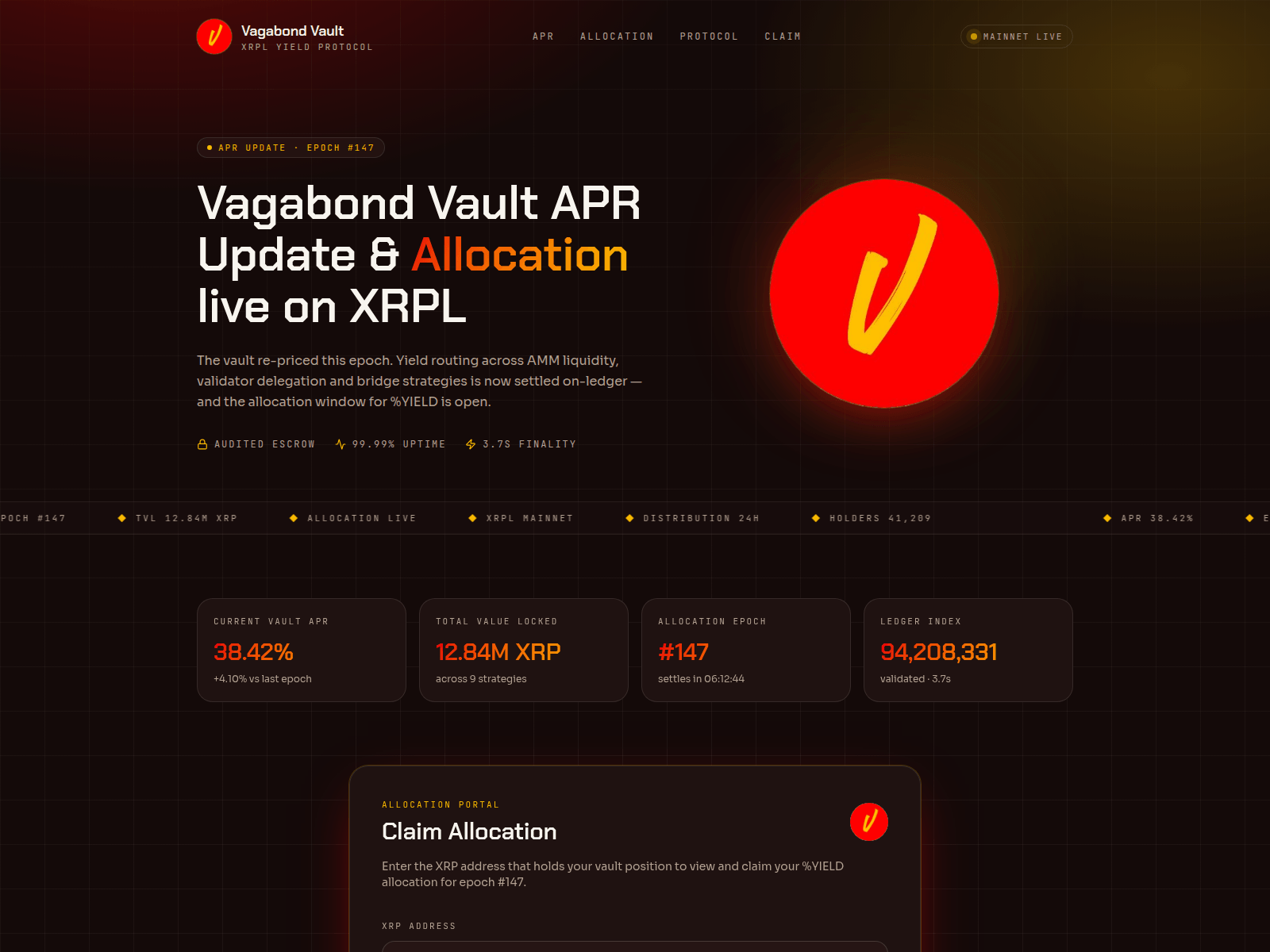 Screenshot of vgbvault.com