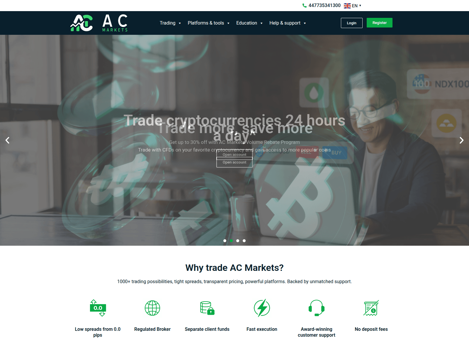 Screenshot of acm.markets