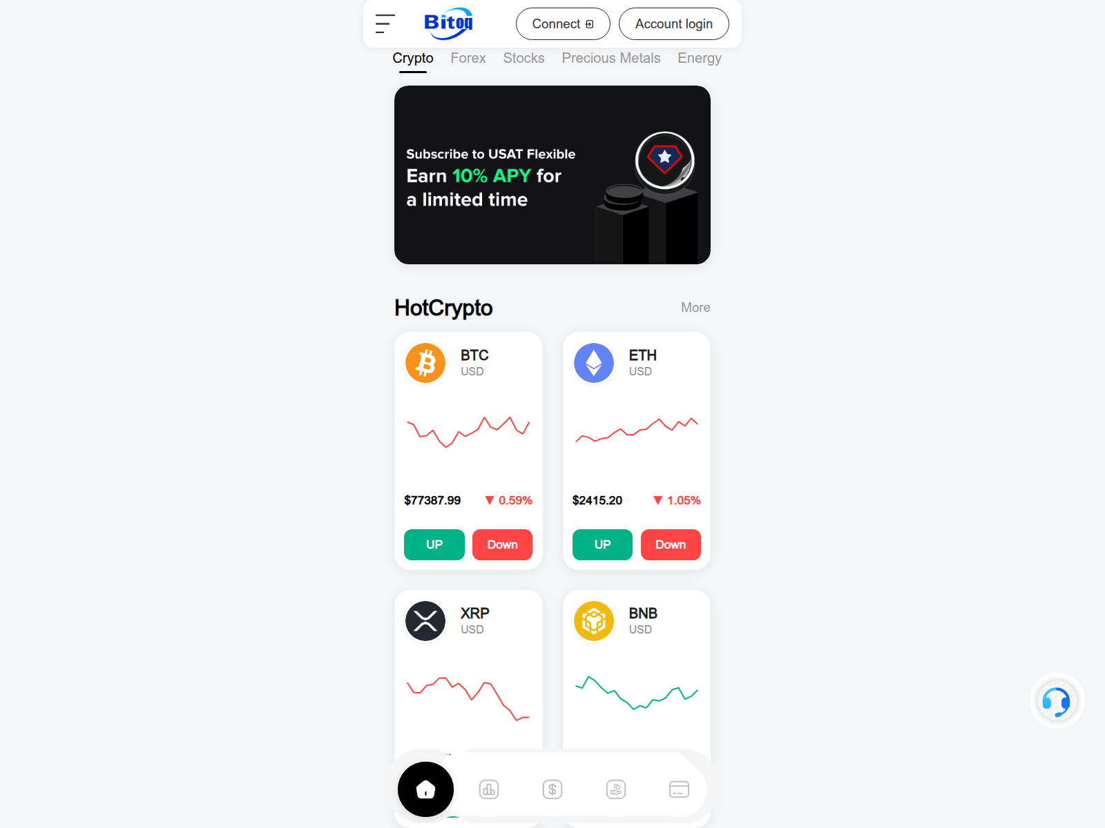 Screenshot of bitoq.cloud