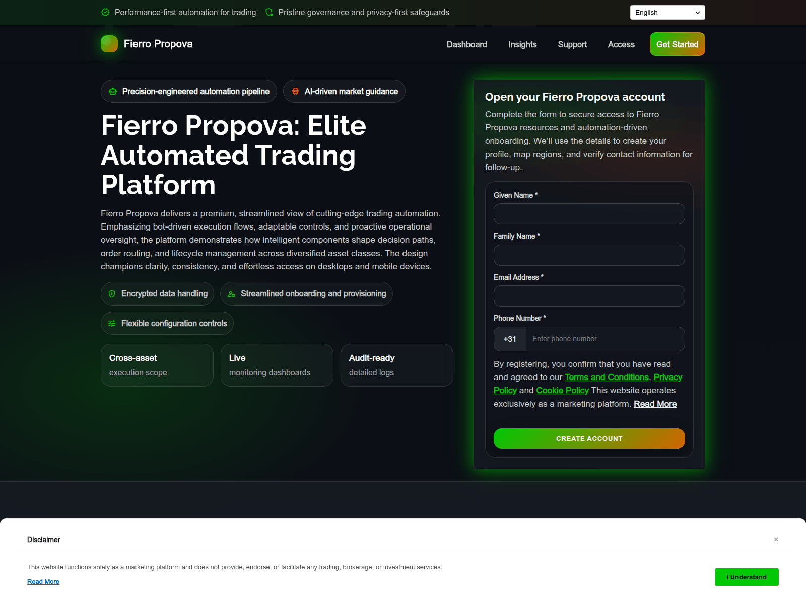 Screenshot of fierropropova.pro