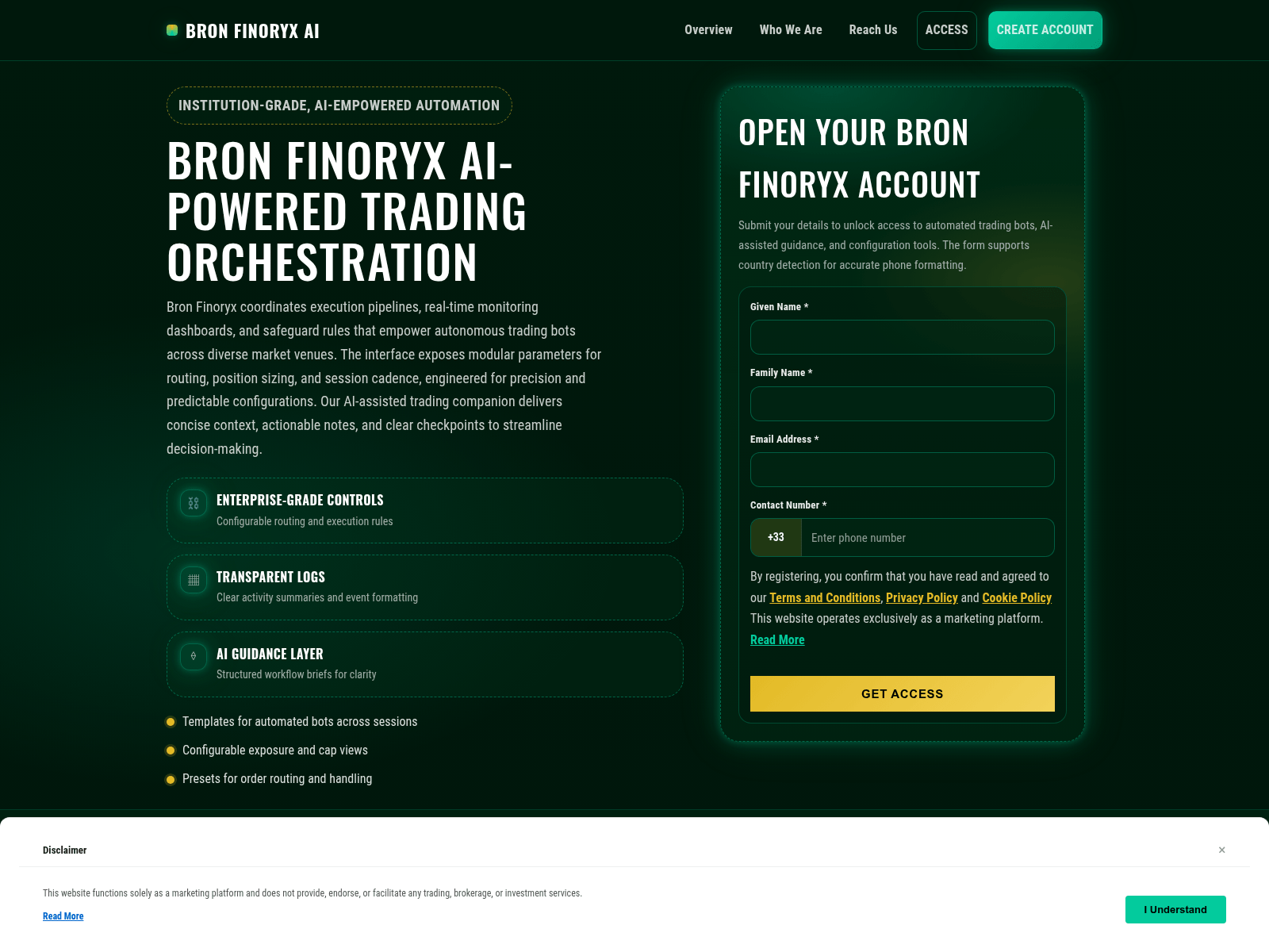Screenshot of bronfinoryx-system.com