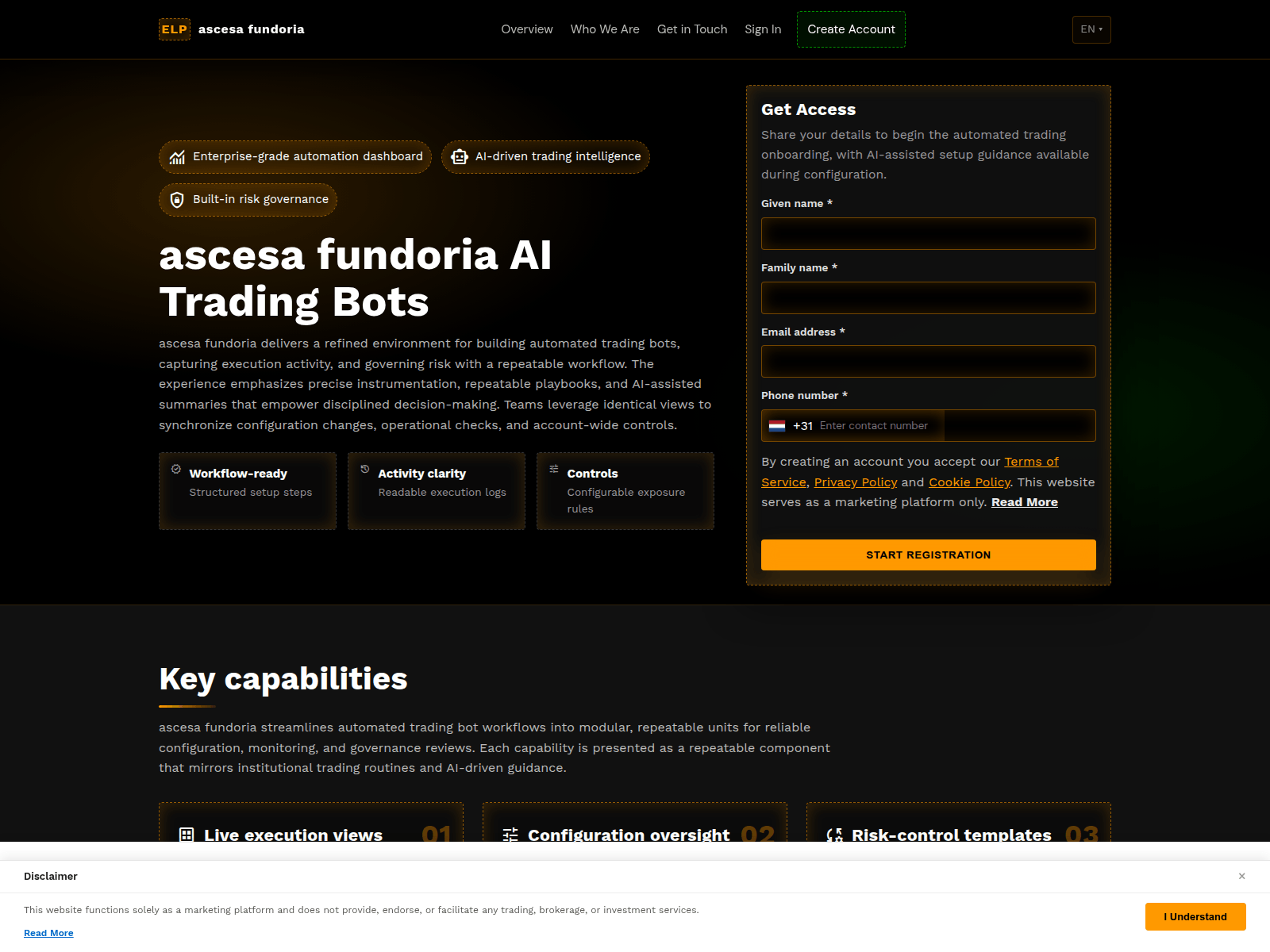 Screenshot of ascesafundoria.pro