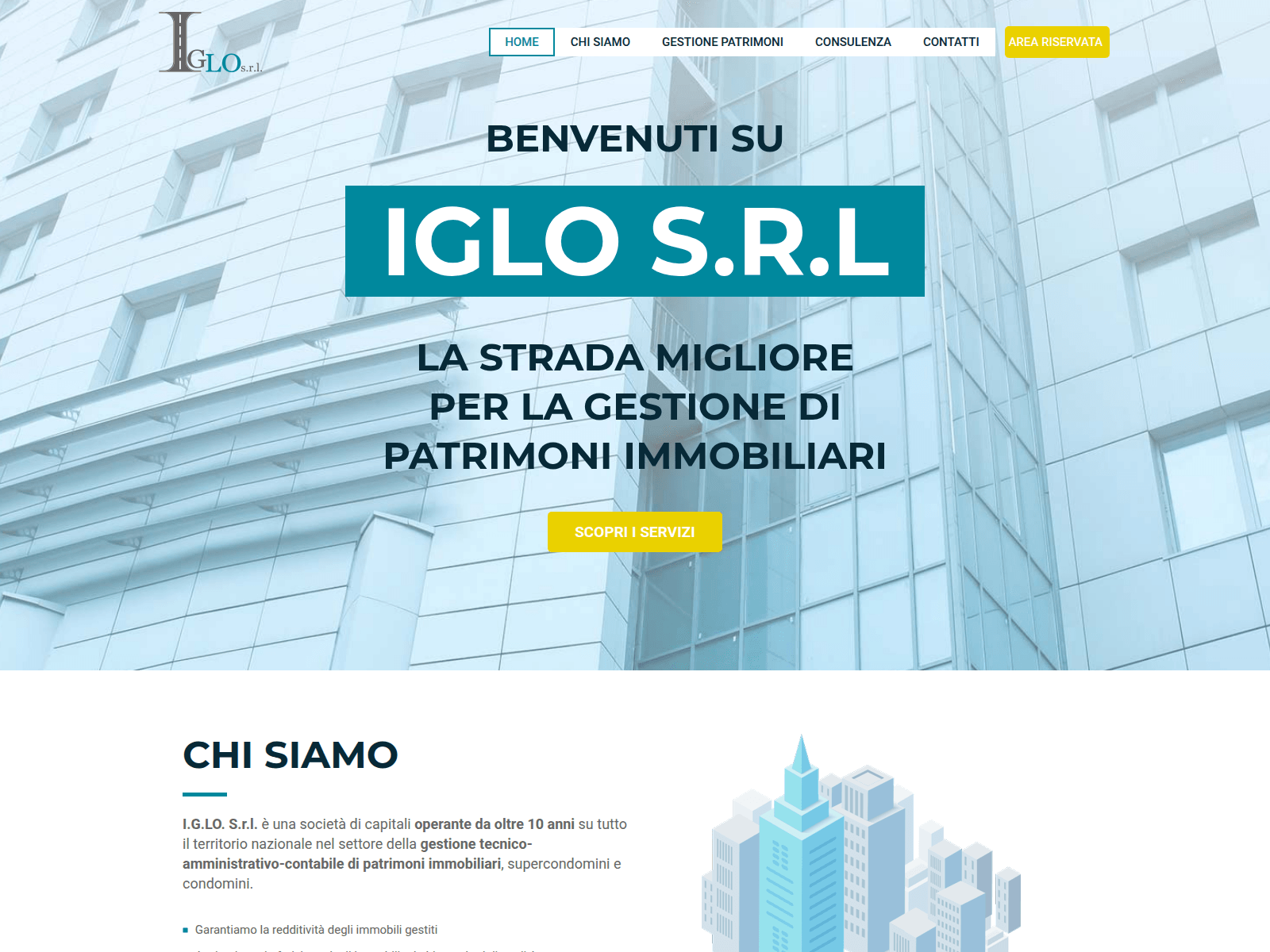 Screenshot of iglosrl.it