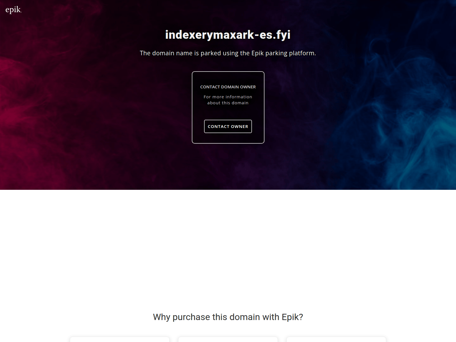 Screenshot of indexerymaxark-es.fyi
