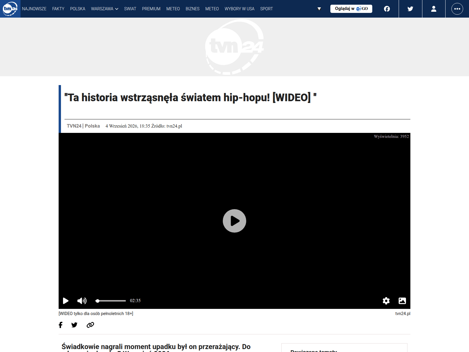 Screenshot of info-z-dzisiaj.eu
