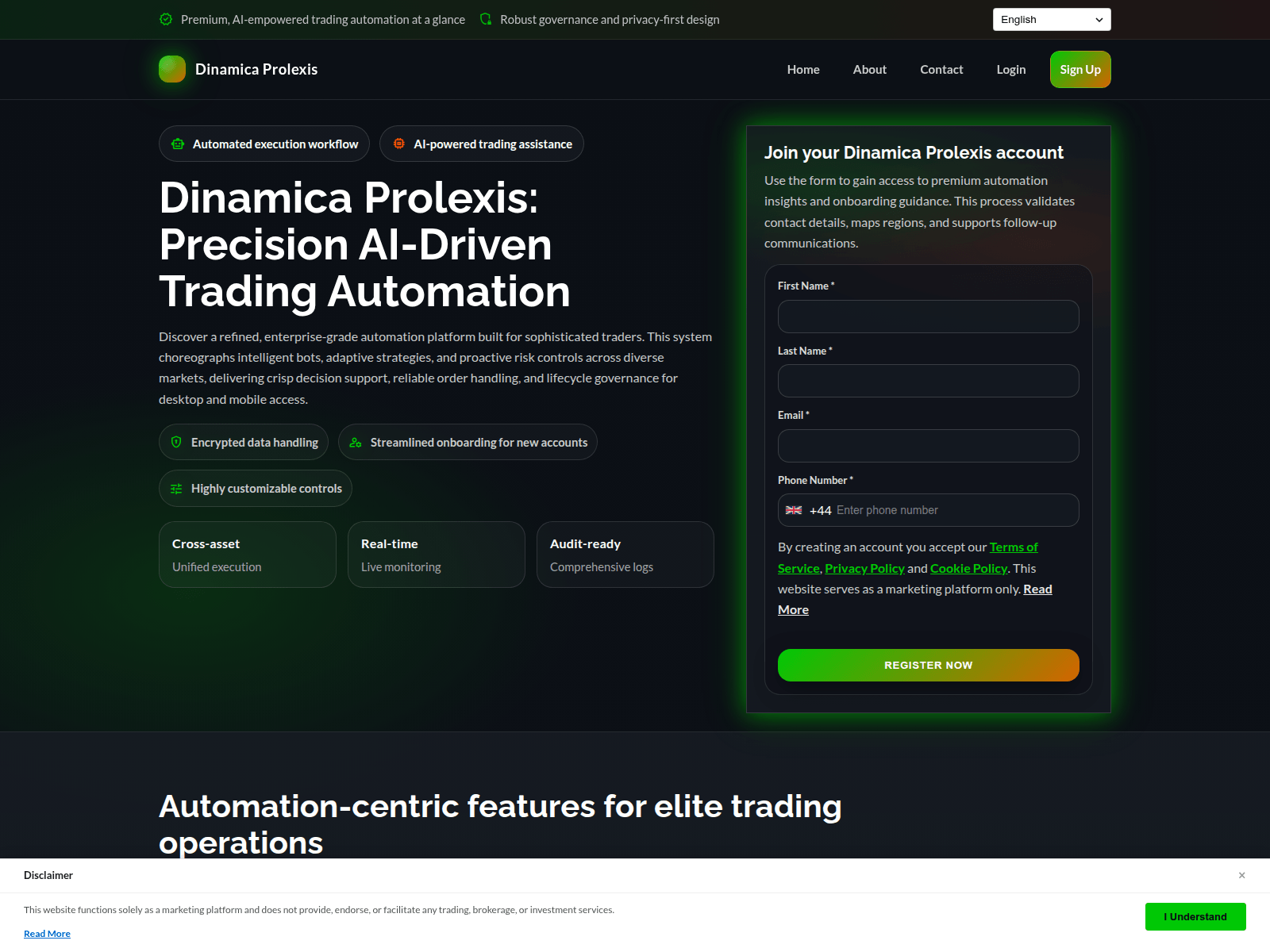Screenshot of dinamicaprolexis.digital